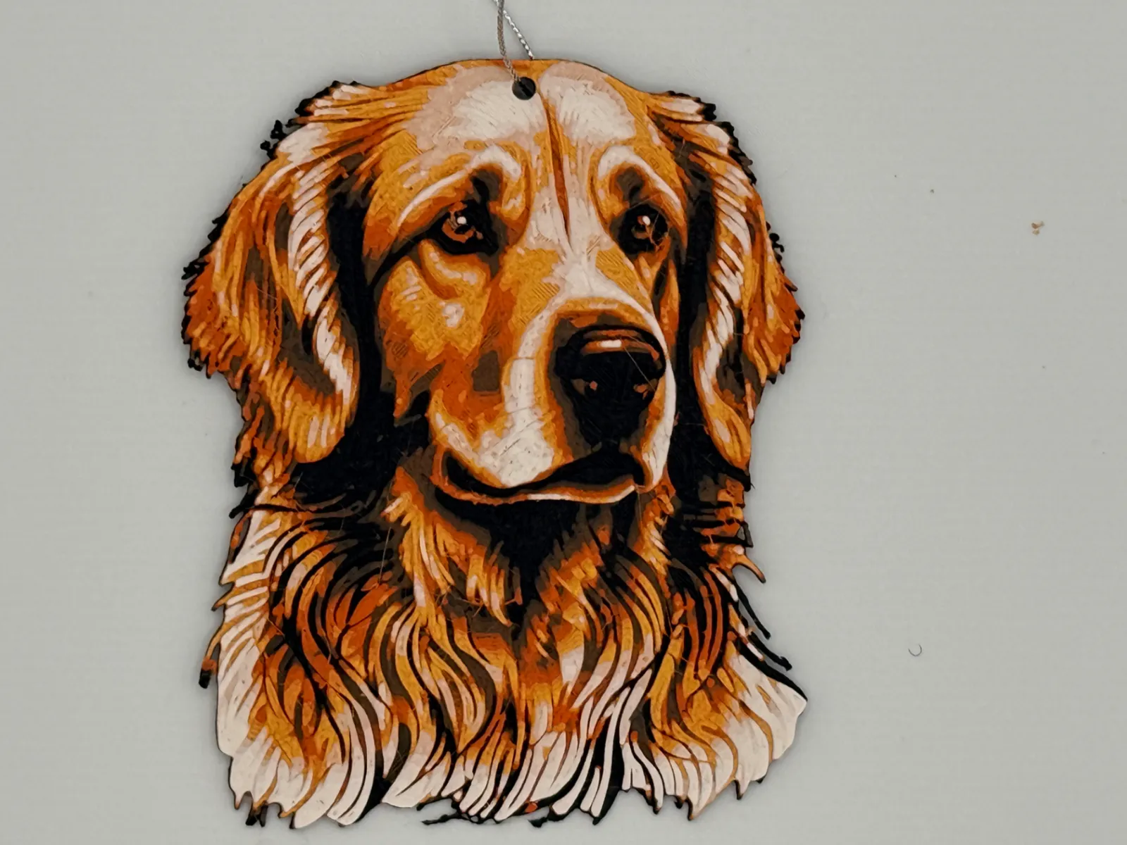 Golden Retriever Ornament Hueforge