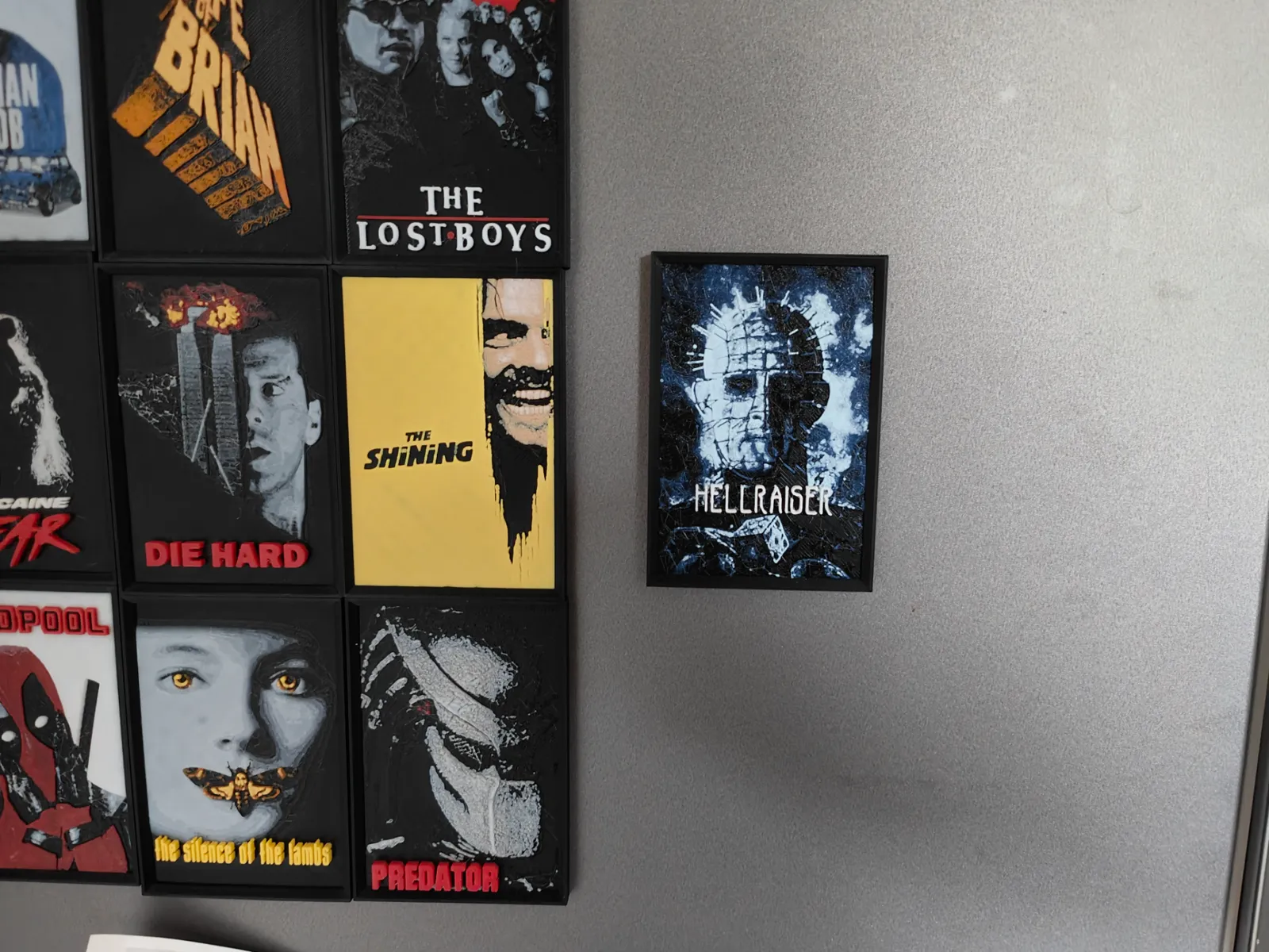 Hellraiser Clive Barker movie poster fridge magnet