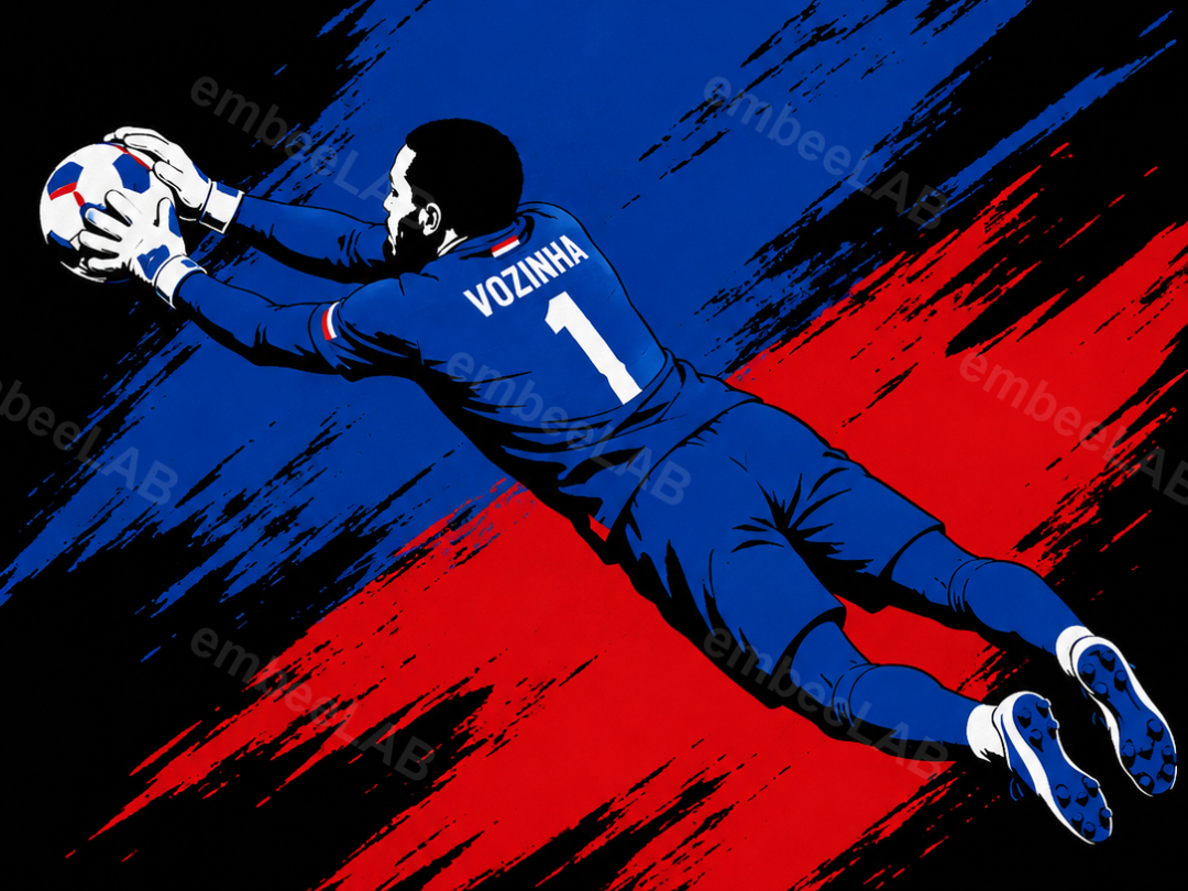 Vozinha #1 Cape Verde Goalkeeper Hueforge Wall Art