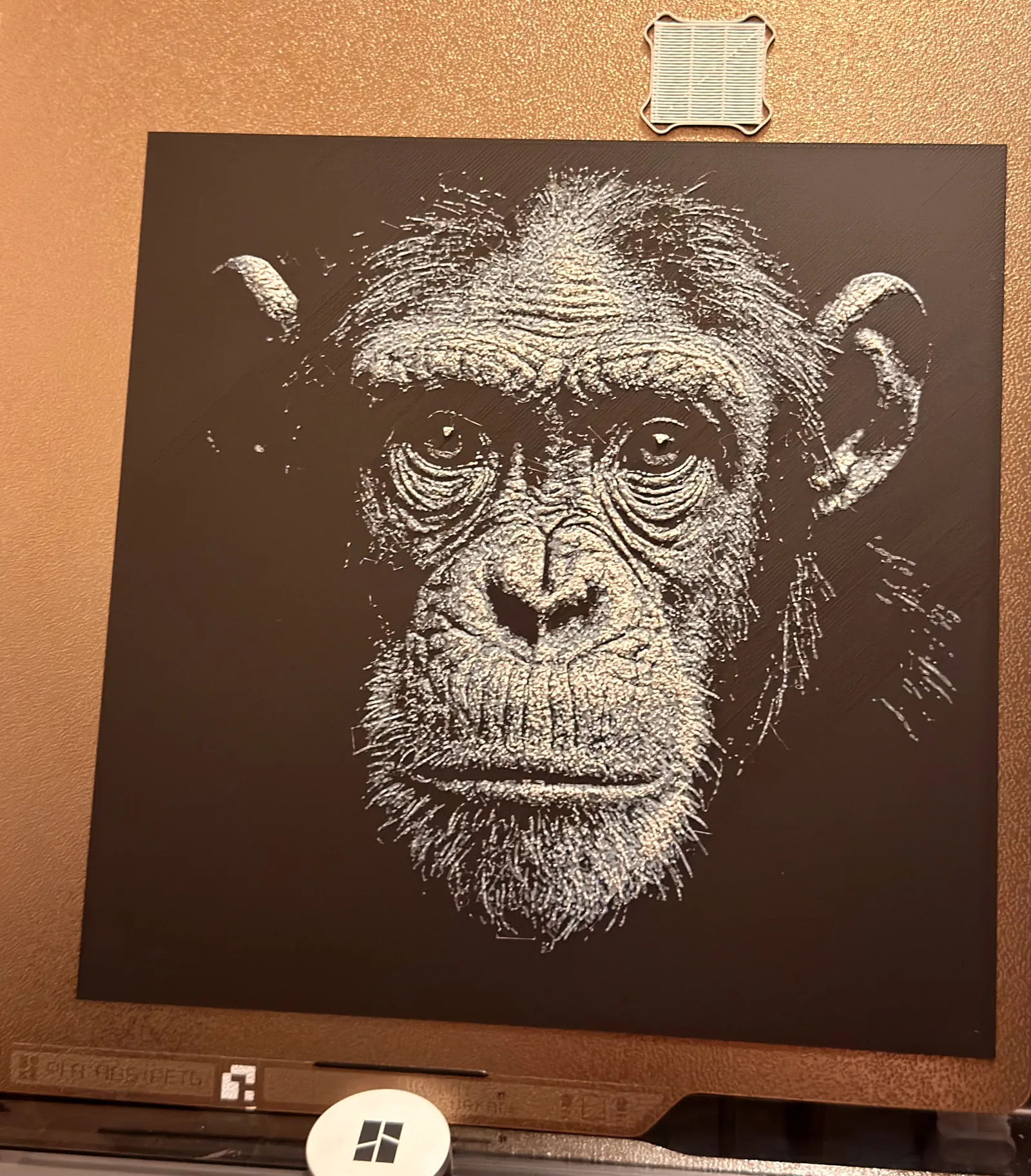 Hueforge Chimpanzee