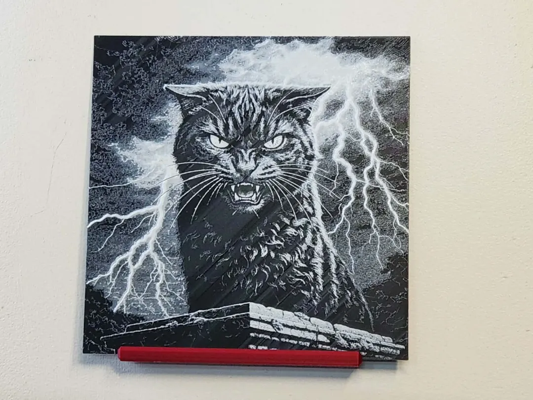 Hueforge - Angry Storm Cat