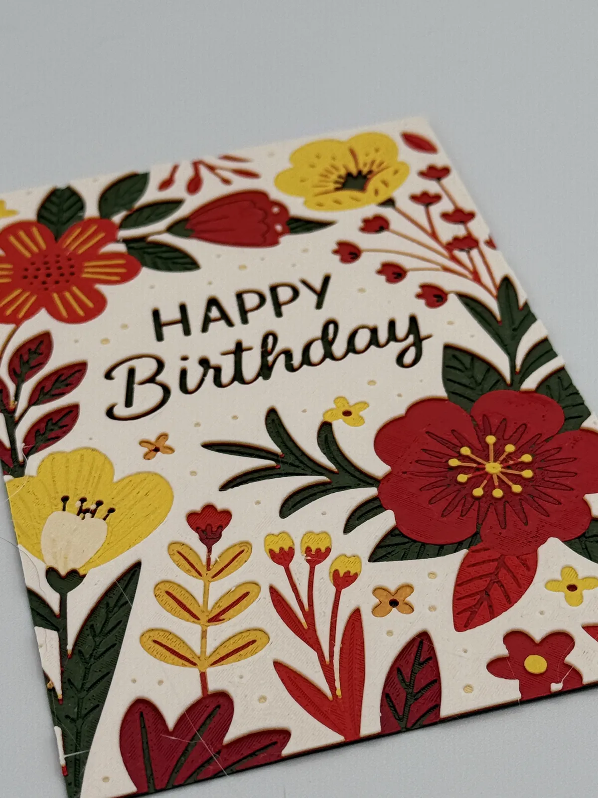 Birthday Greeting Card/Sign Hueforge