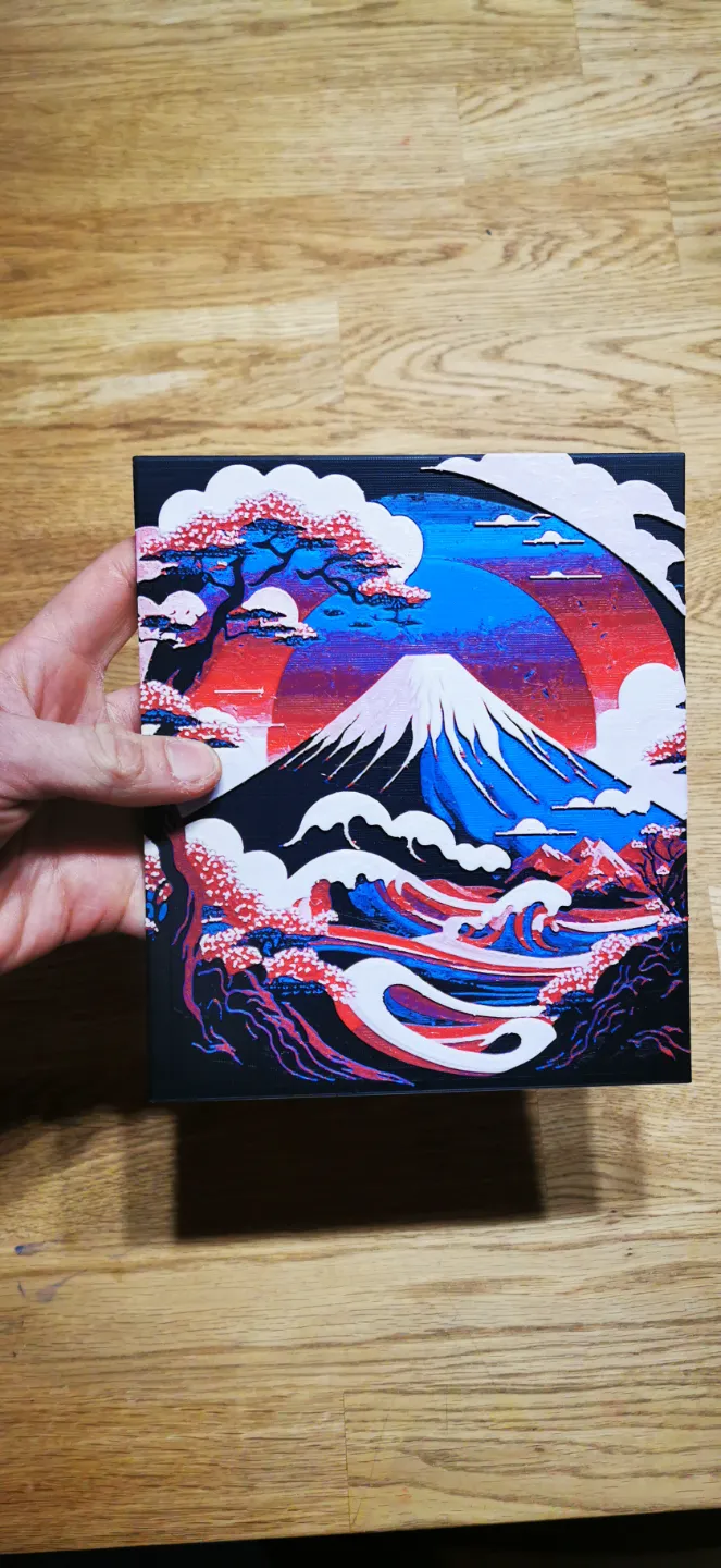 Monte Fuji - Hueforge