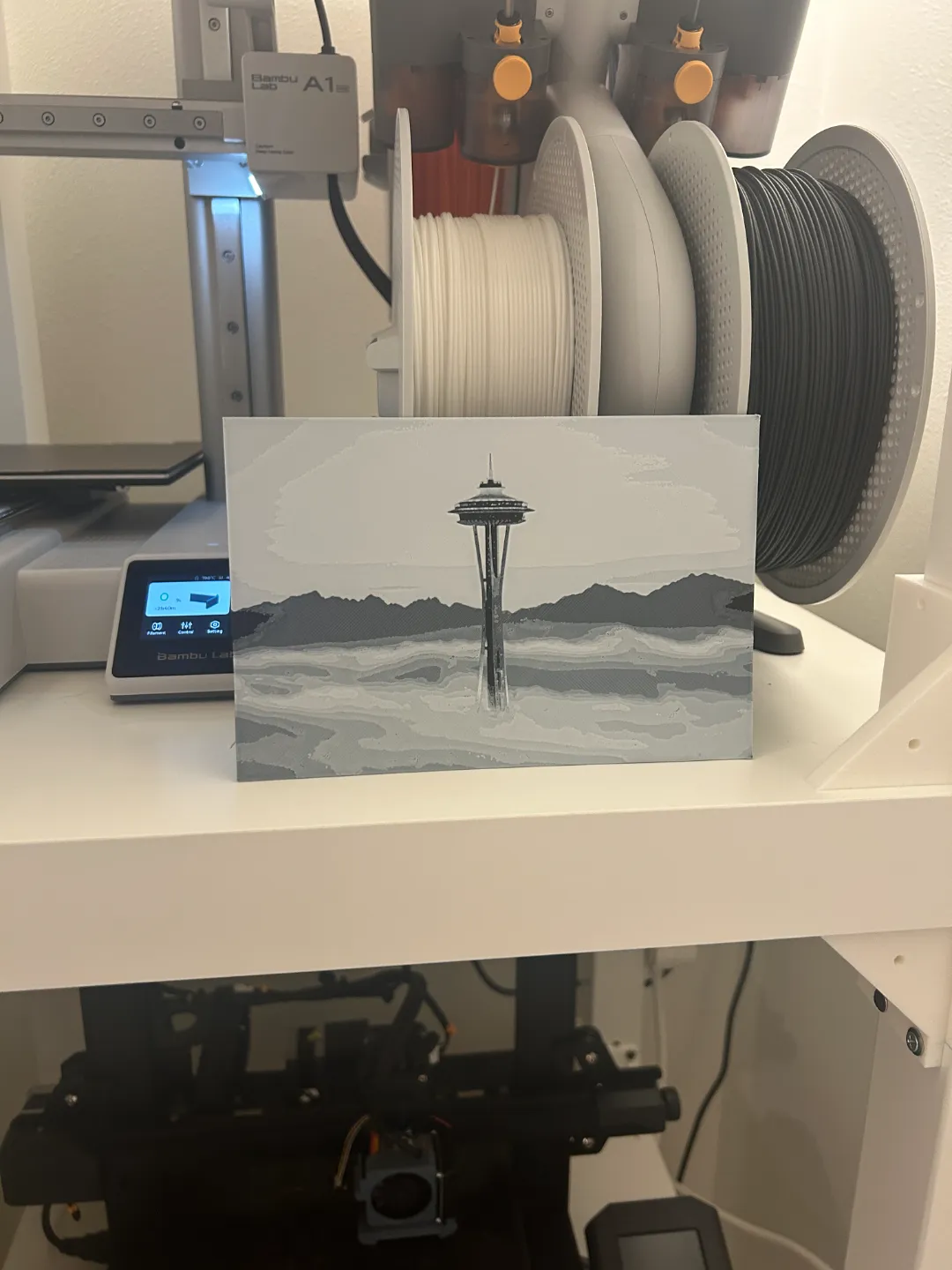 Seattle Space Needle Hueforge