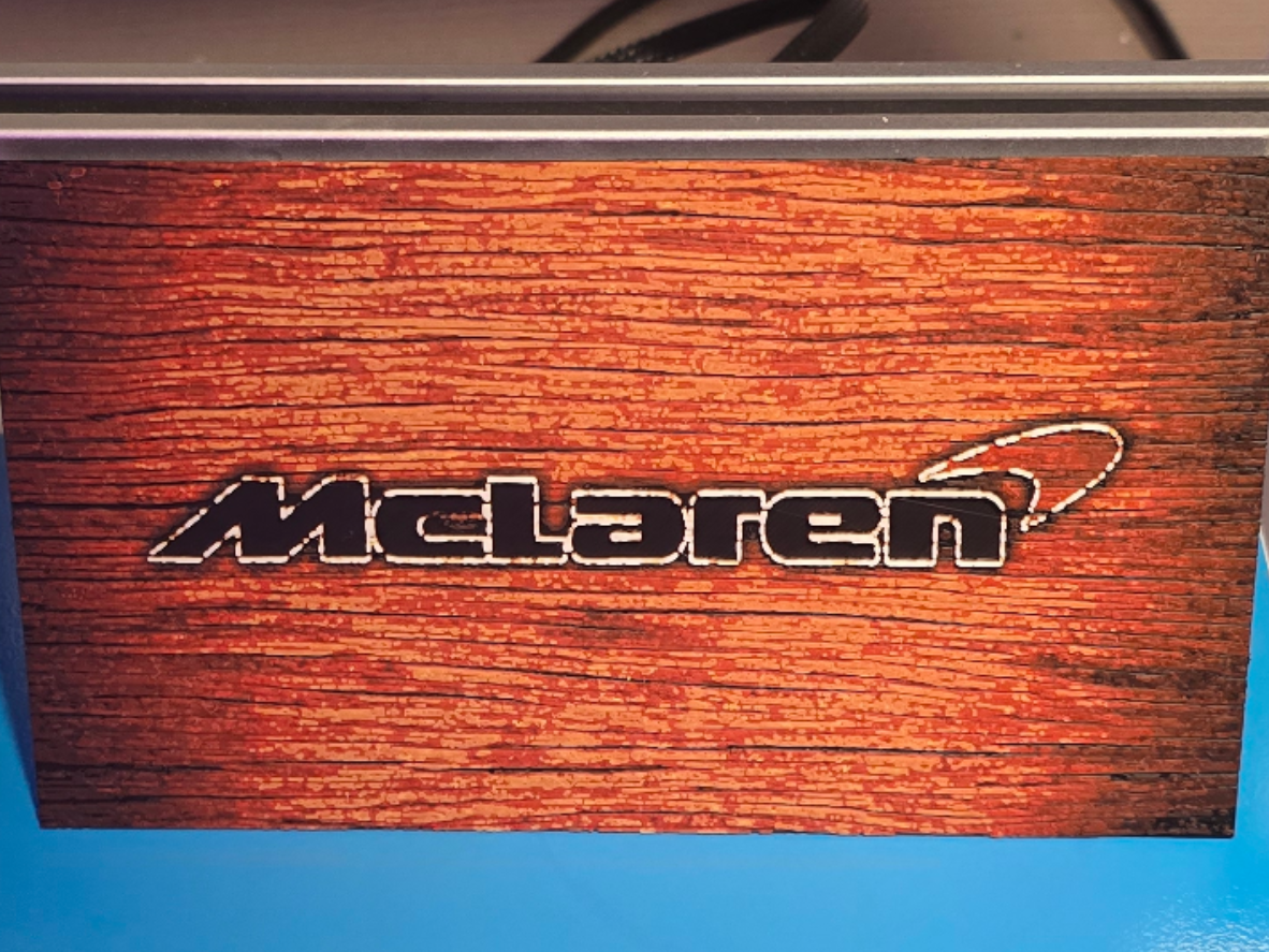 Mclaren F1 Logo Hueforge
