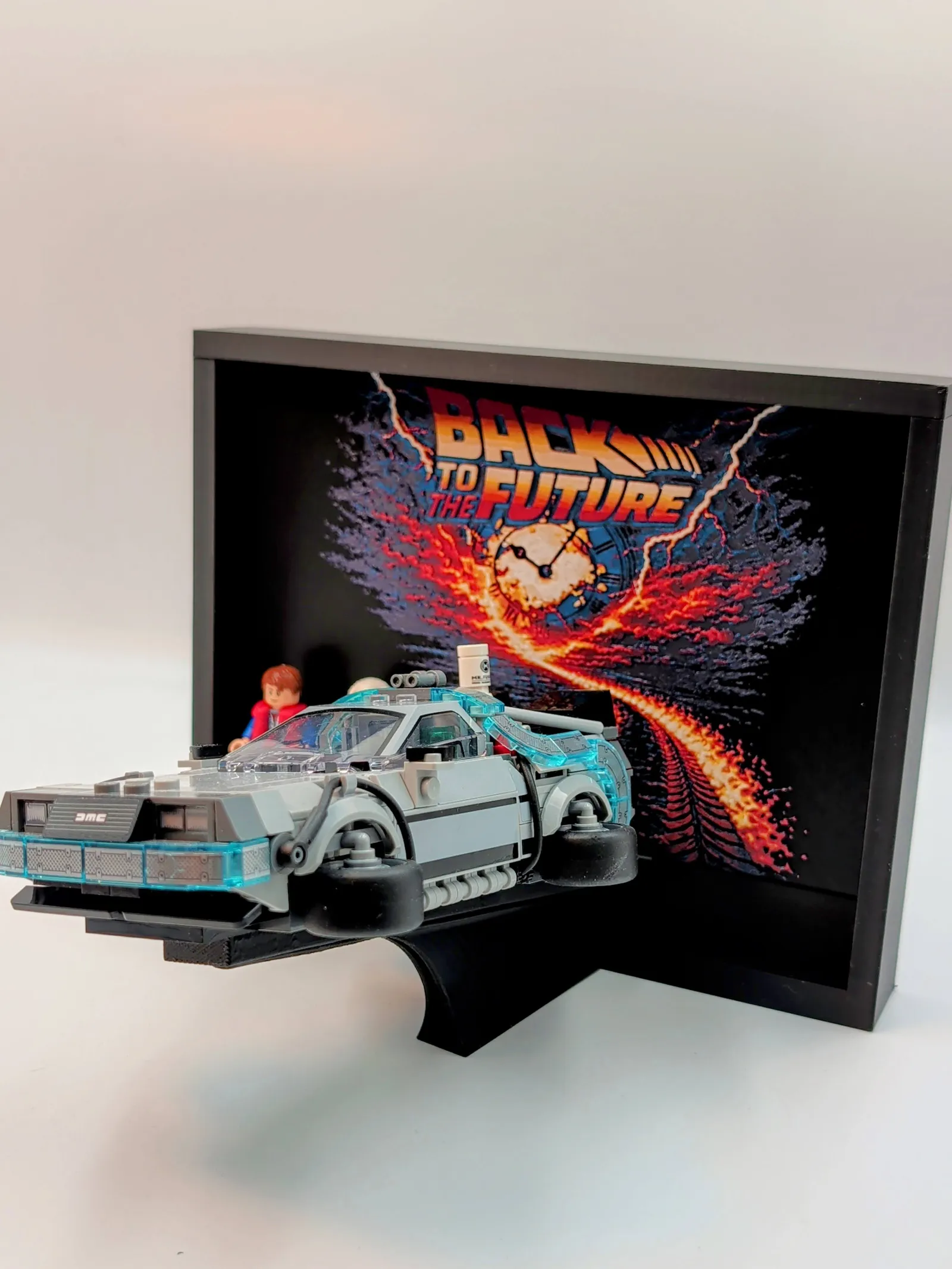 LEGOs Speed Champions - Back to the Future Display
