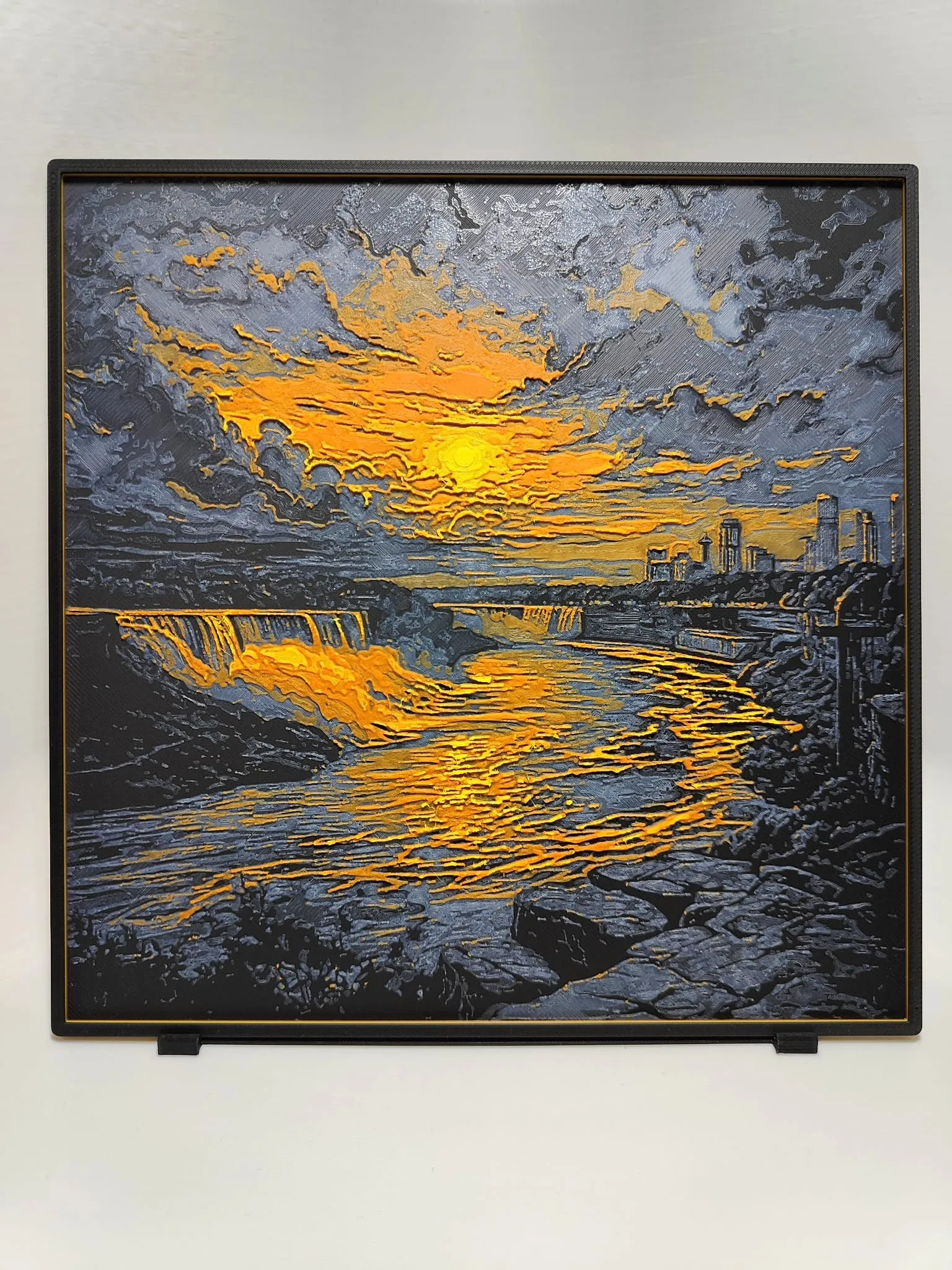 Niagara Falls Sunset - Hueforge