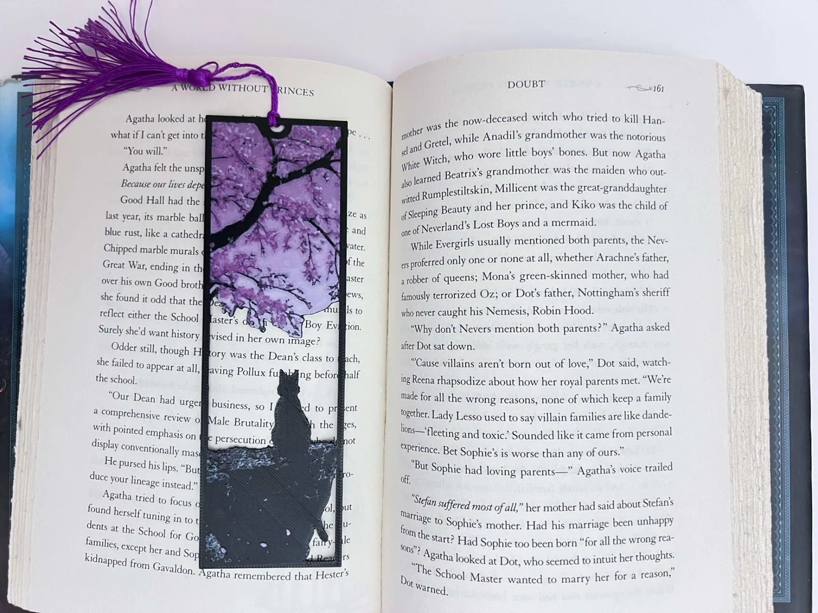 Cat and Cherry Blossoms - Bookmark