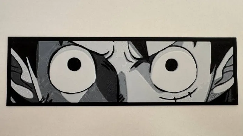 One Piece Bookmark HueForge
