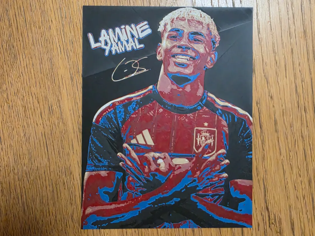Lamine Yamal España Campeón Mundo 2026 HueForge