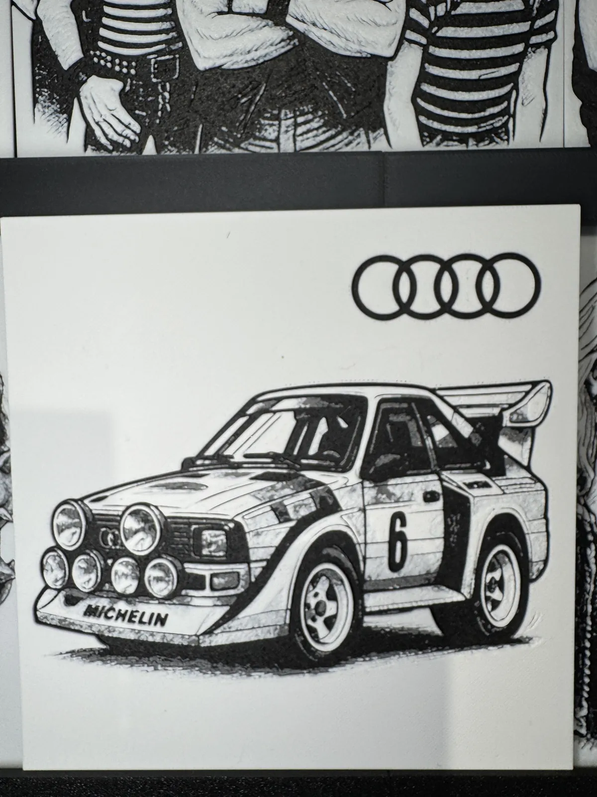 Hue Forge Karikatur Audi Sport Quattro