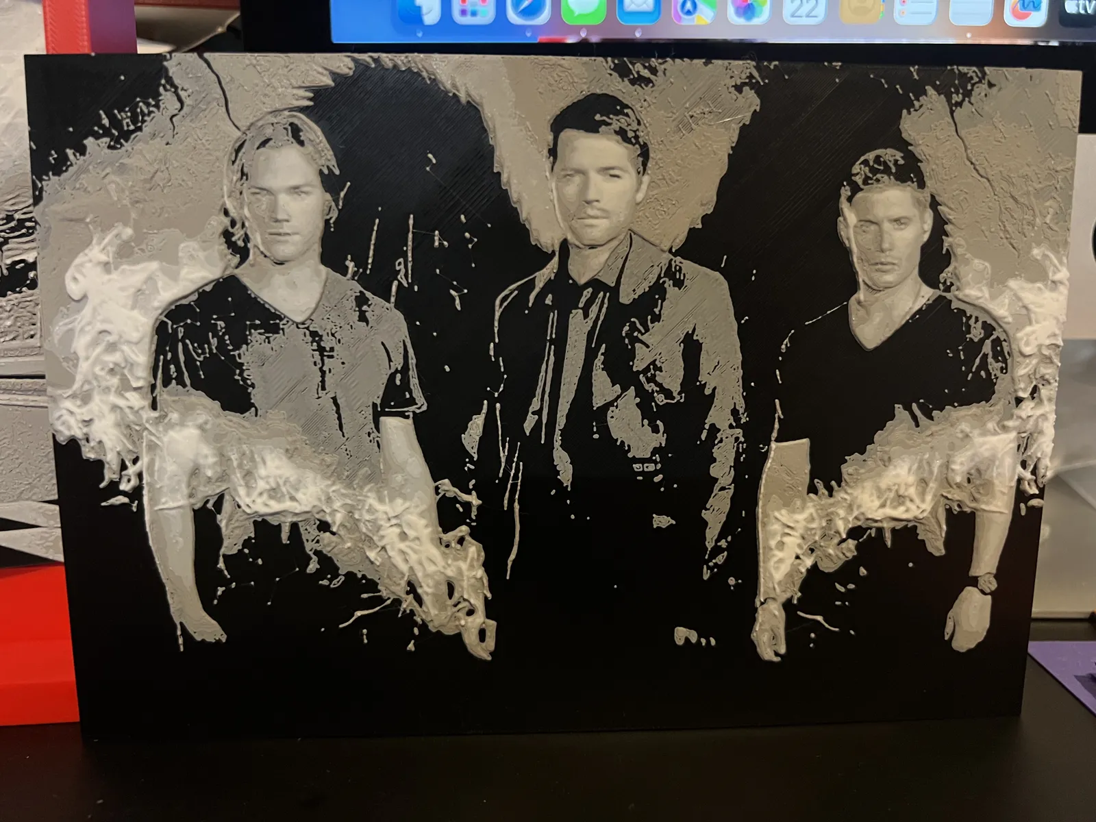 Supernatural Dean, Sam & Castiel Hueforge