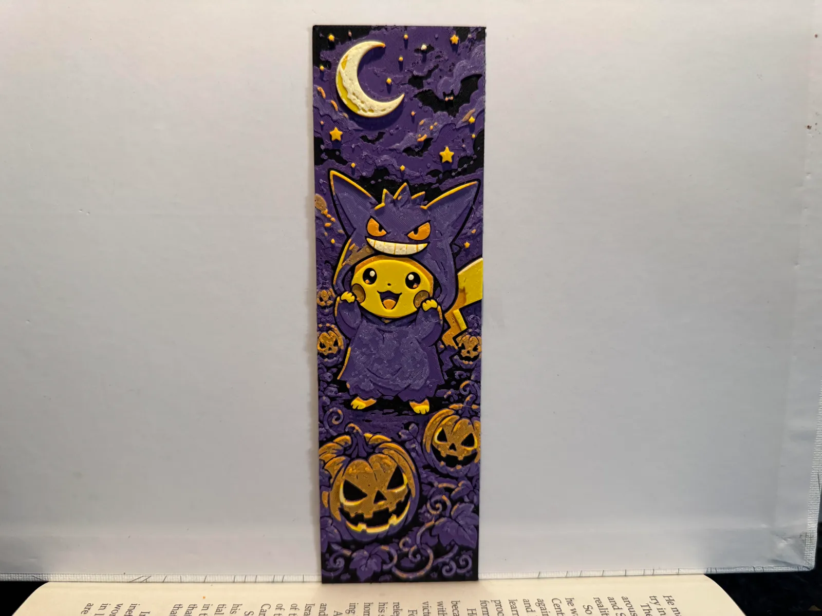 Pikachu Gengar Halloween Costume - Bookmark