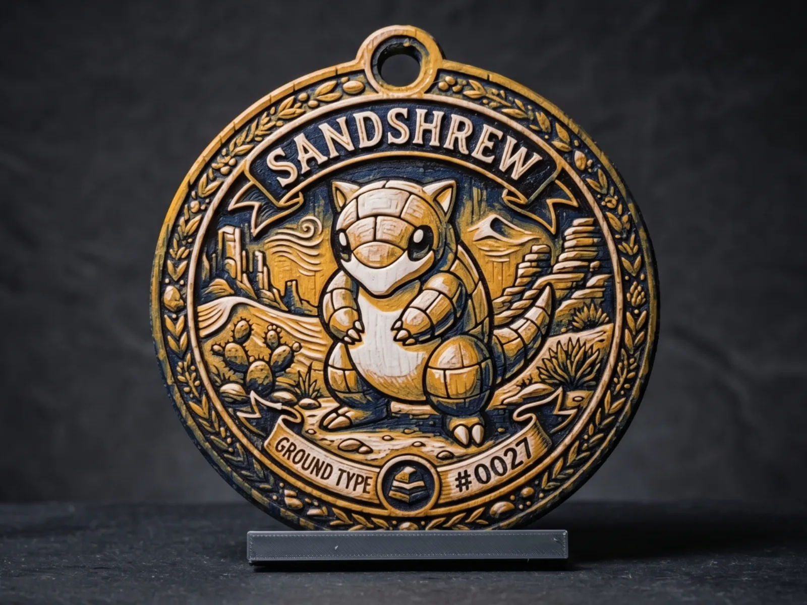 Pokemon - Sandshrew - 4 Colour