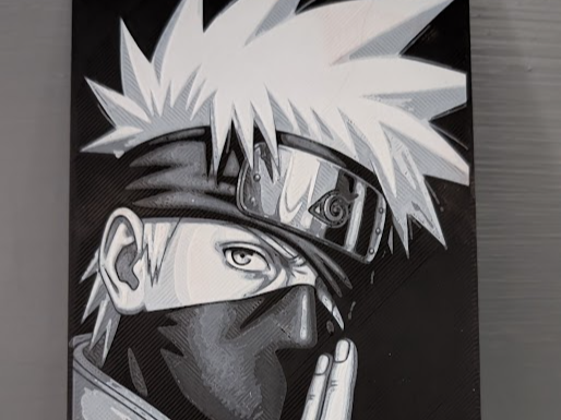Kakashi Hatake - Naruto Shippuden Hueforge