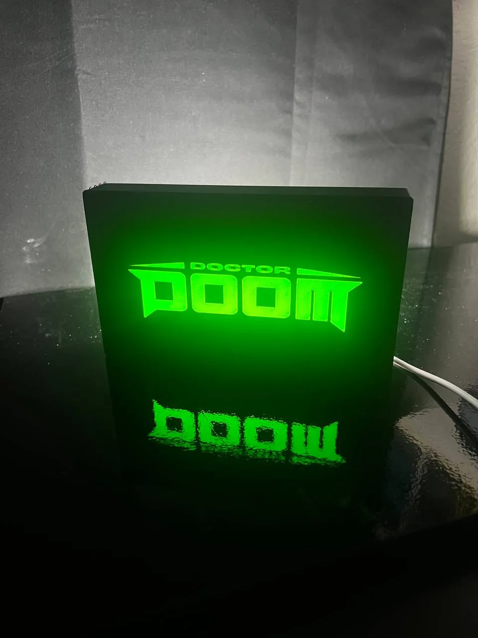 Dr. Doom LightBox - Dottor Doom Light Box Scritta