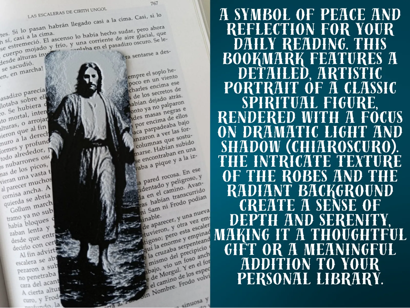 Artistic Spiritual Portrait Bookmark