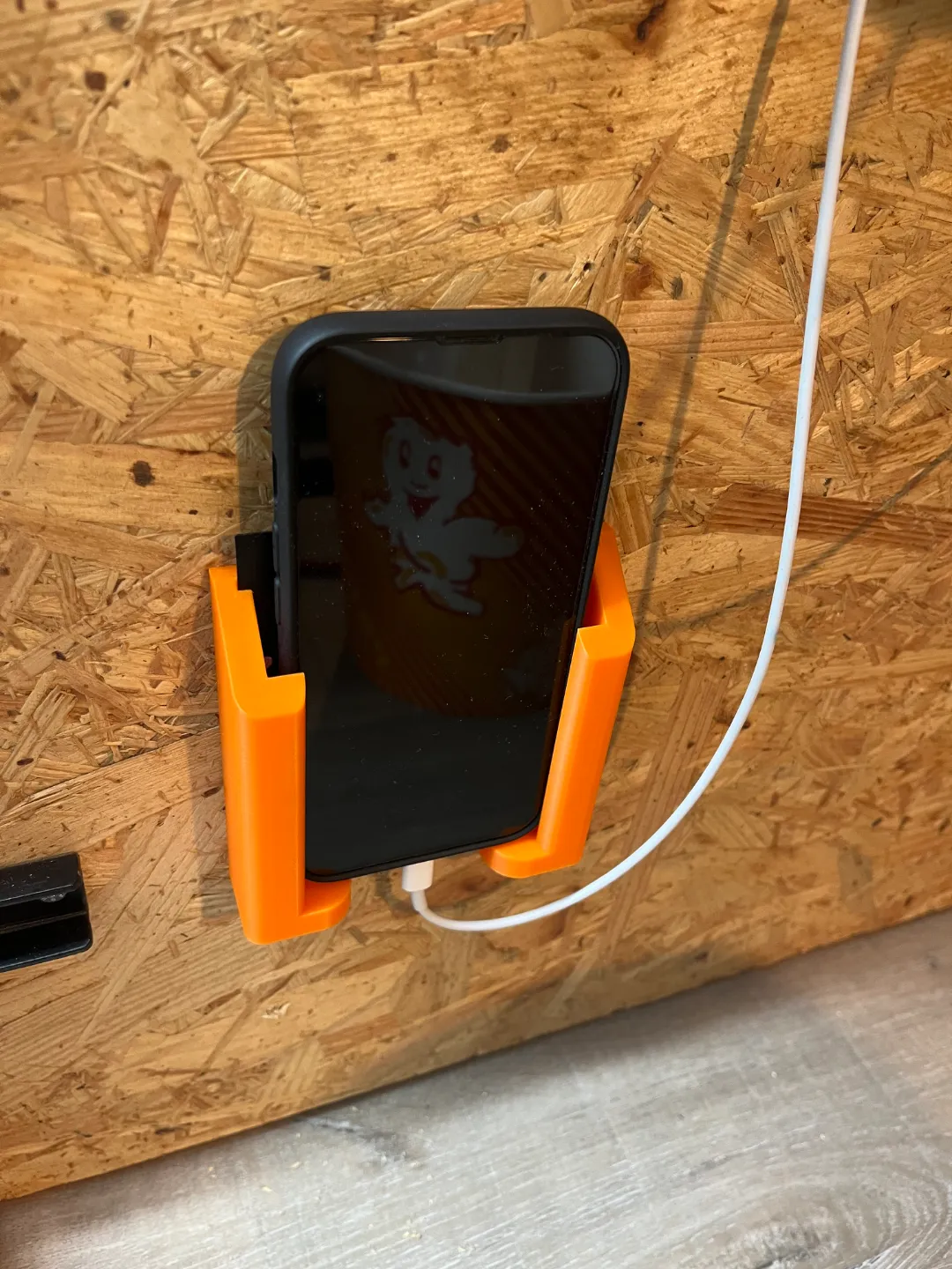 Smartphone Wandhalter Werkstatt, HueForge Einschub