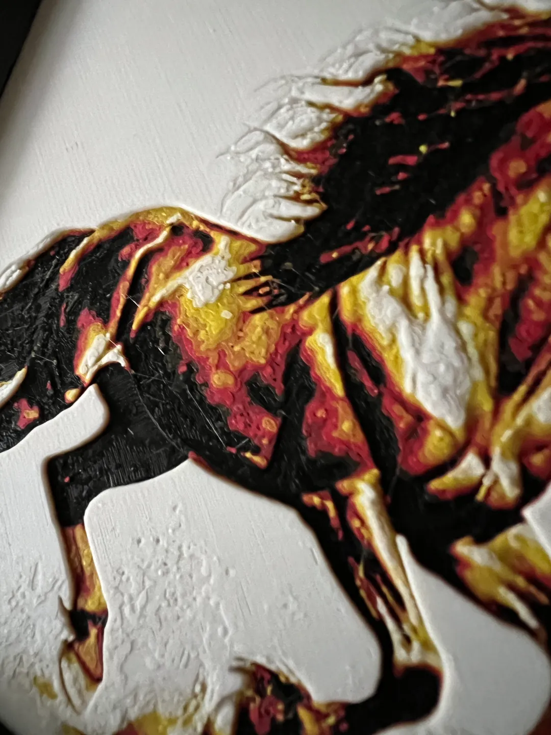 Hueforge Horse Fred-no Frame-Pferd-Fred O.Rahmen