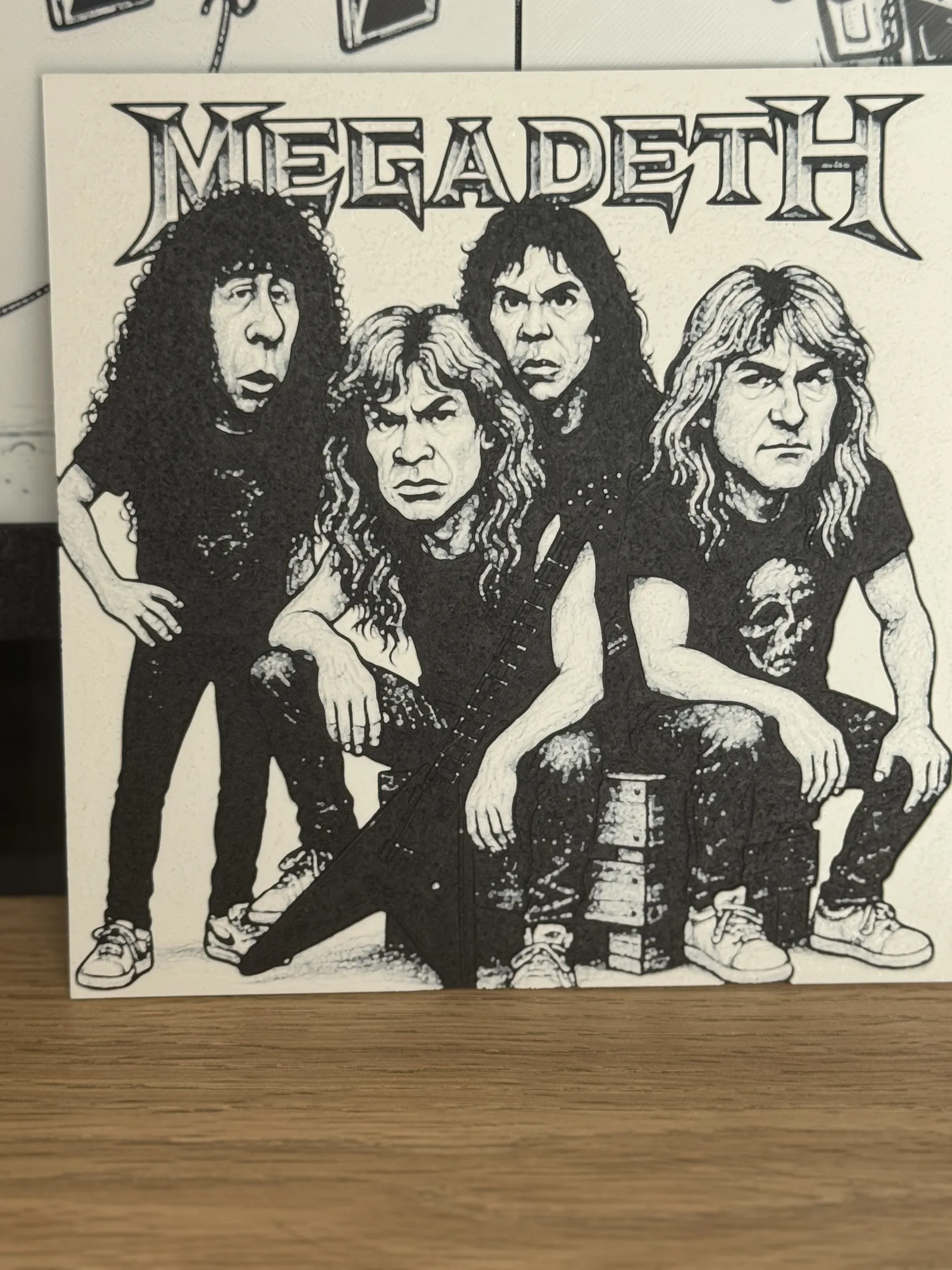 Hue Forge Karikatur Megadeth