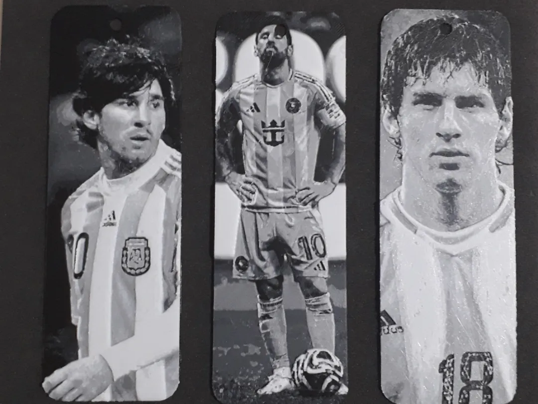 Lionel Messi bookmarks (set of 3)