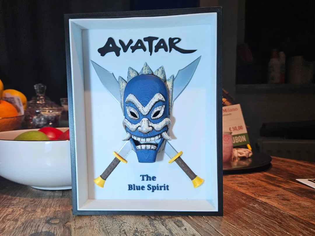 Avatar - Blue Ghost mask display