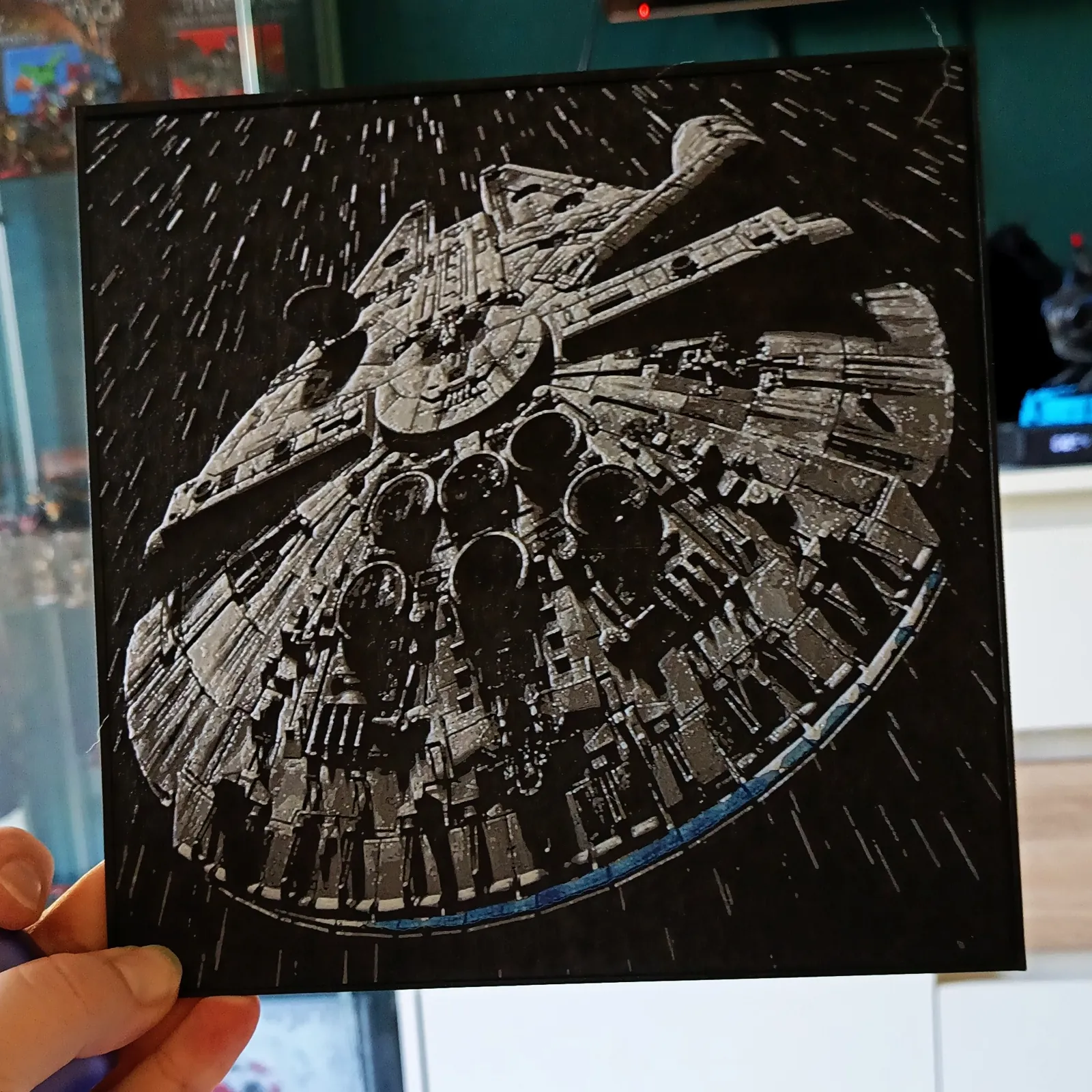Star Wars Millenium Falcon Hueforge