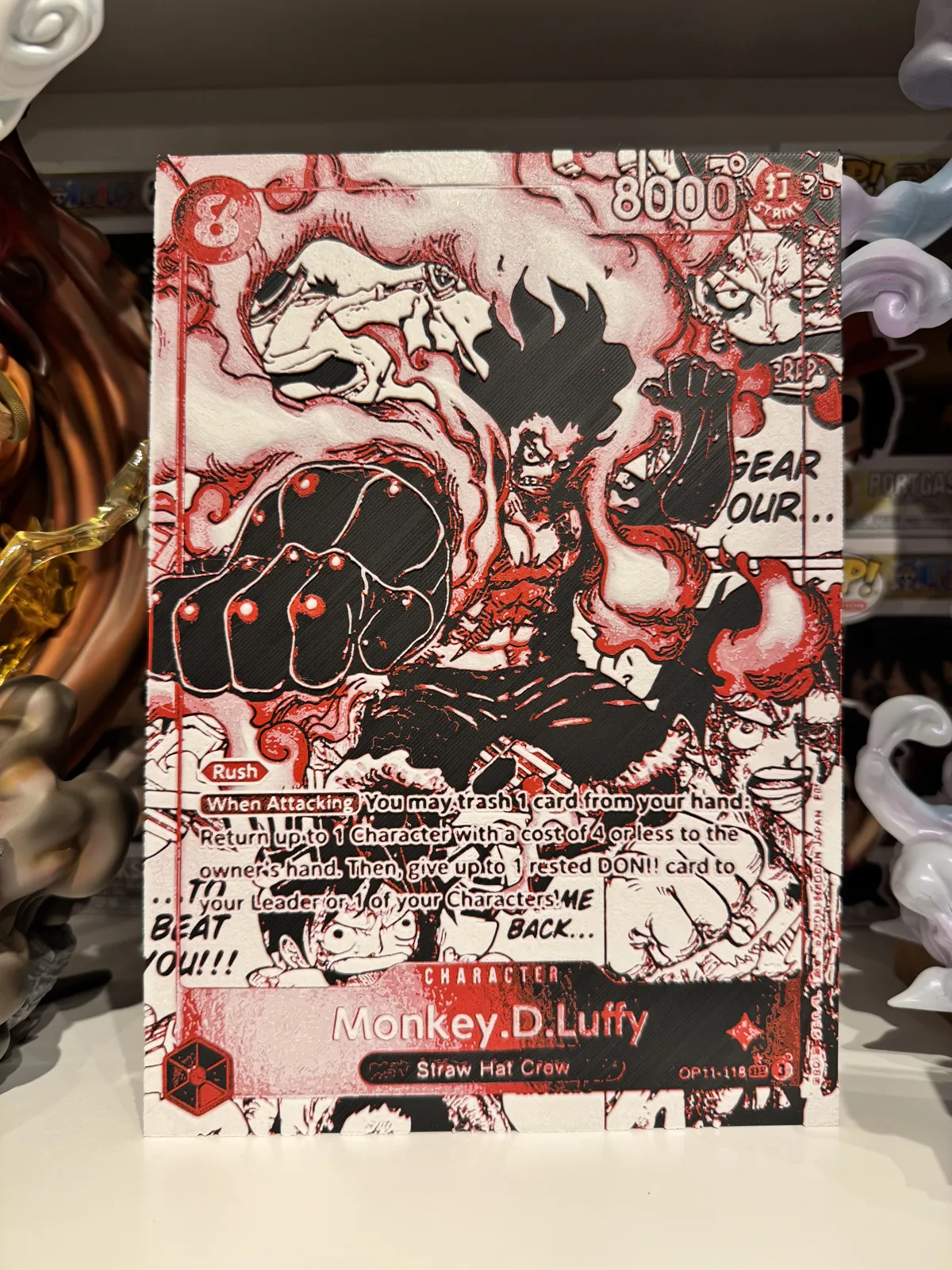 TCG CARTA LUFFY MANGA GEAR 4 ONE PIECE