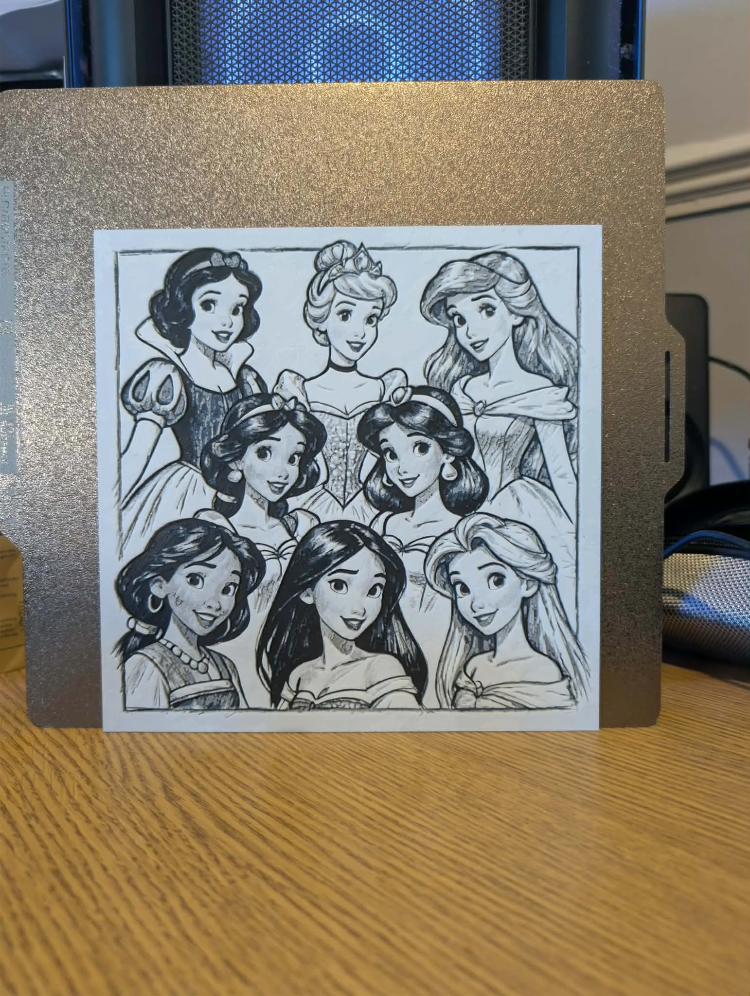 Princess portrait - hueforge