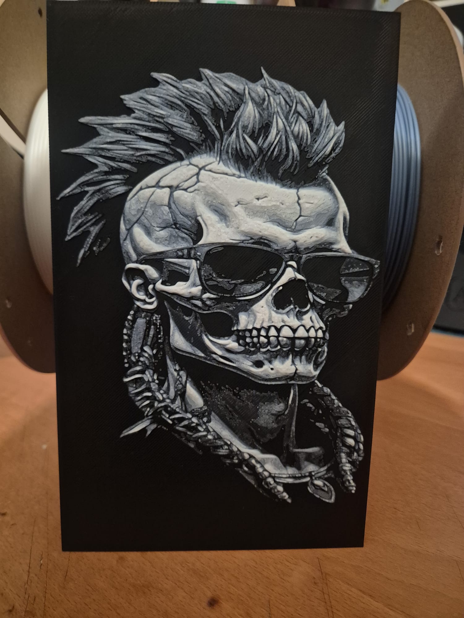 skull punk hueforge