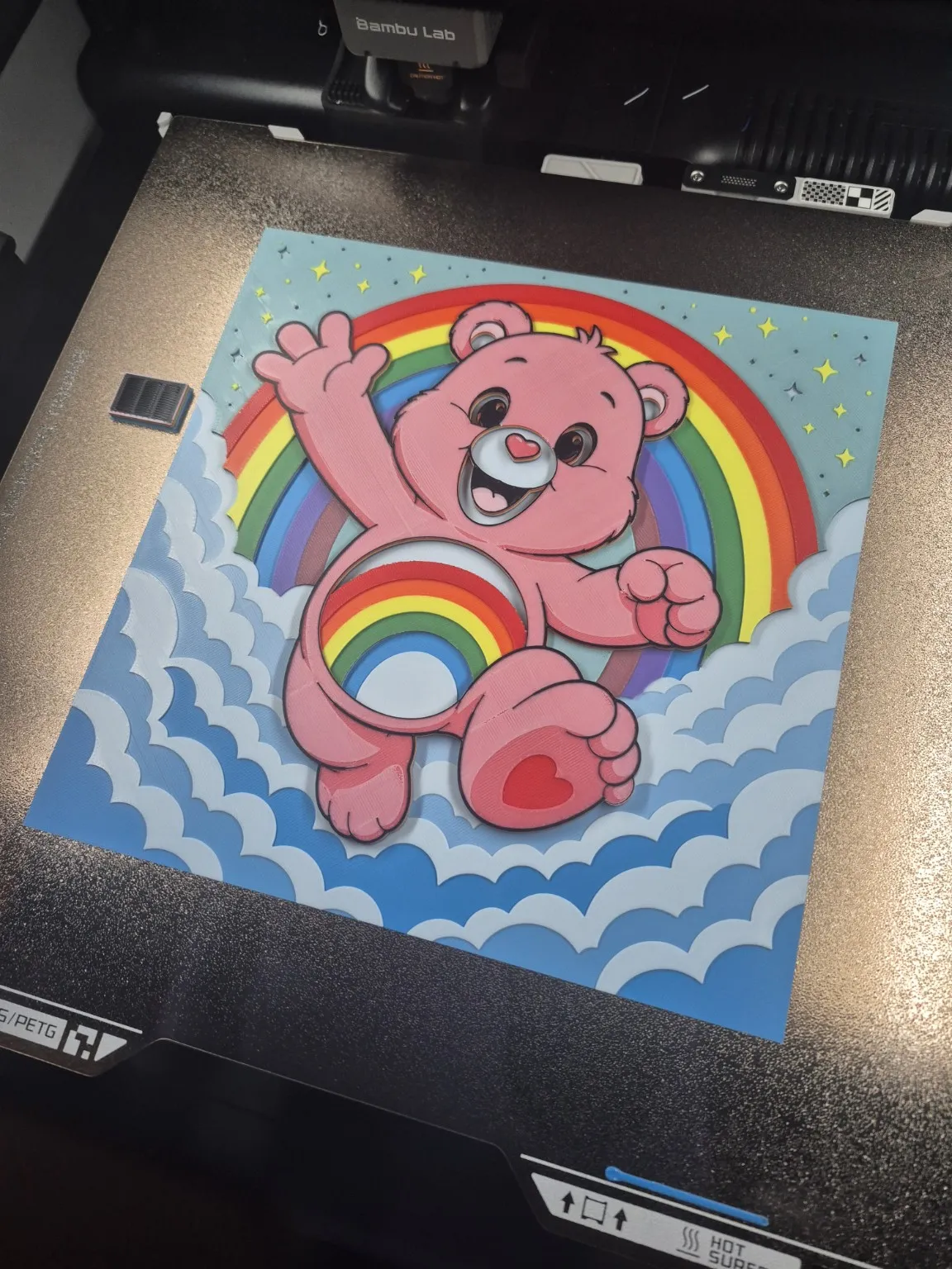 Cheer Bear - Care Bears Hueforge