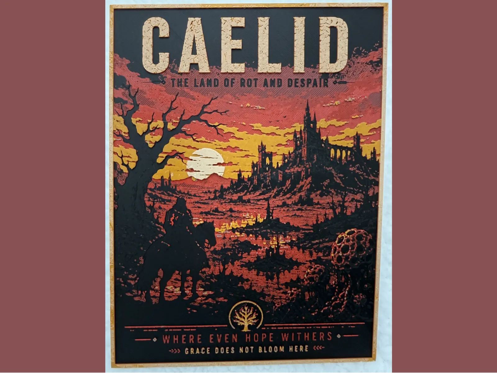 Elden Ring Caelid Travel Poster