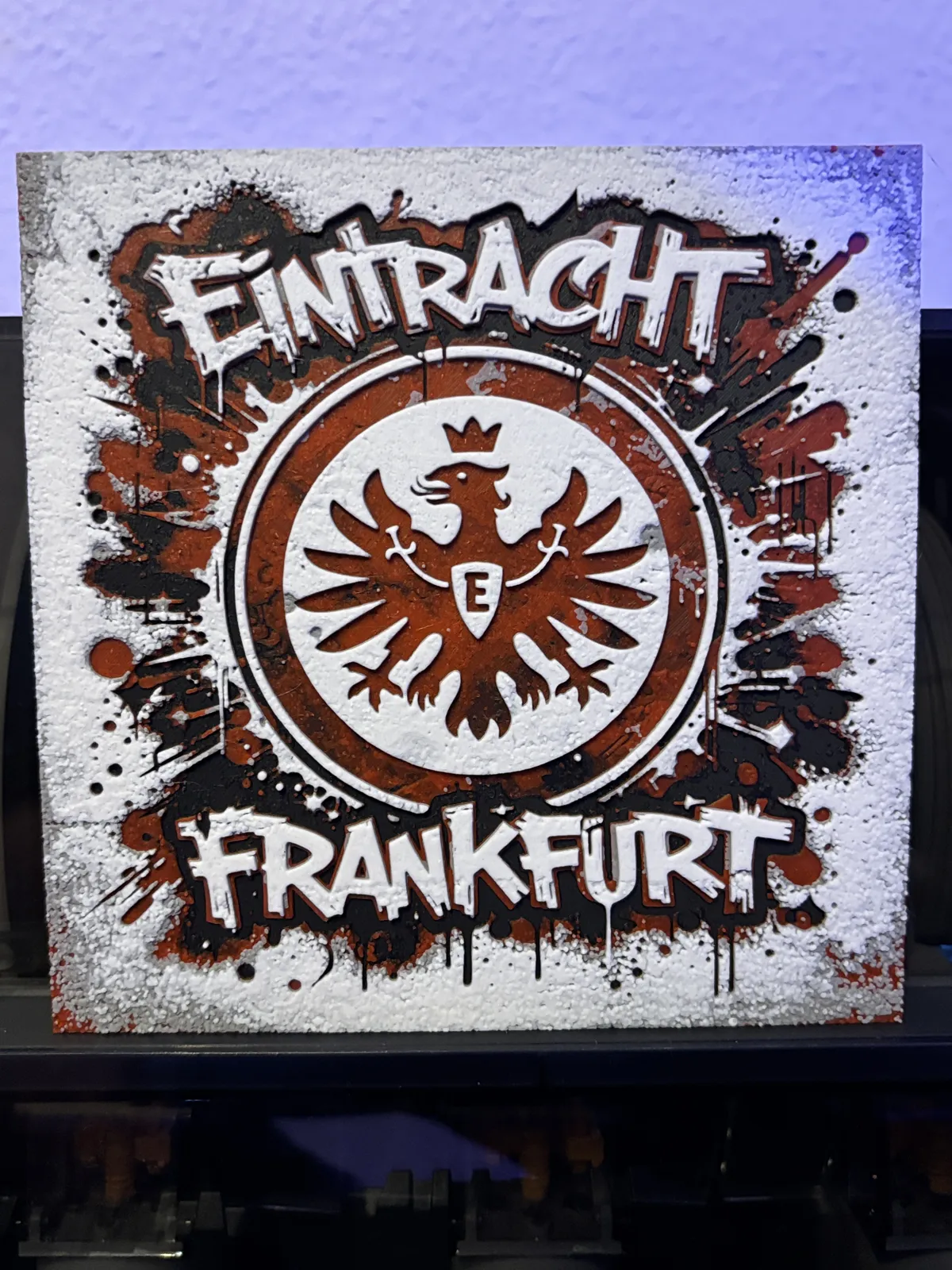 Eintracht Frankfurt Graffiti Style Hueforge