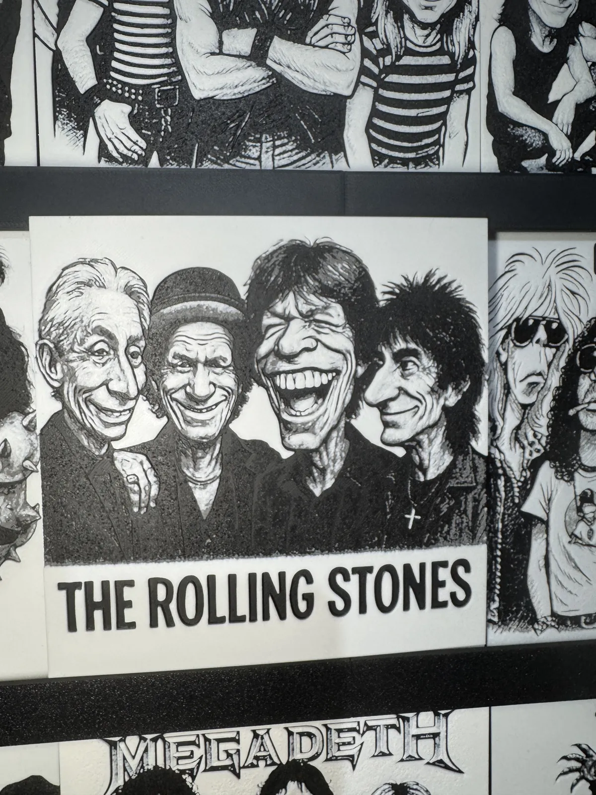 Hue Forge Karikatur Rolling Stones