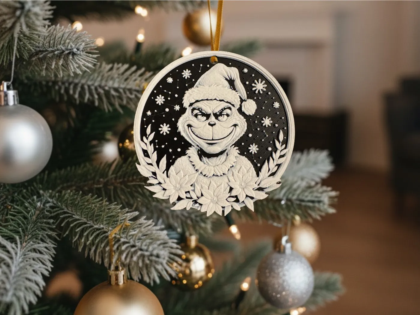 Christmas Grinch Decoration
