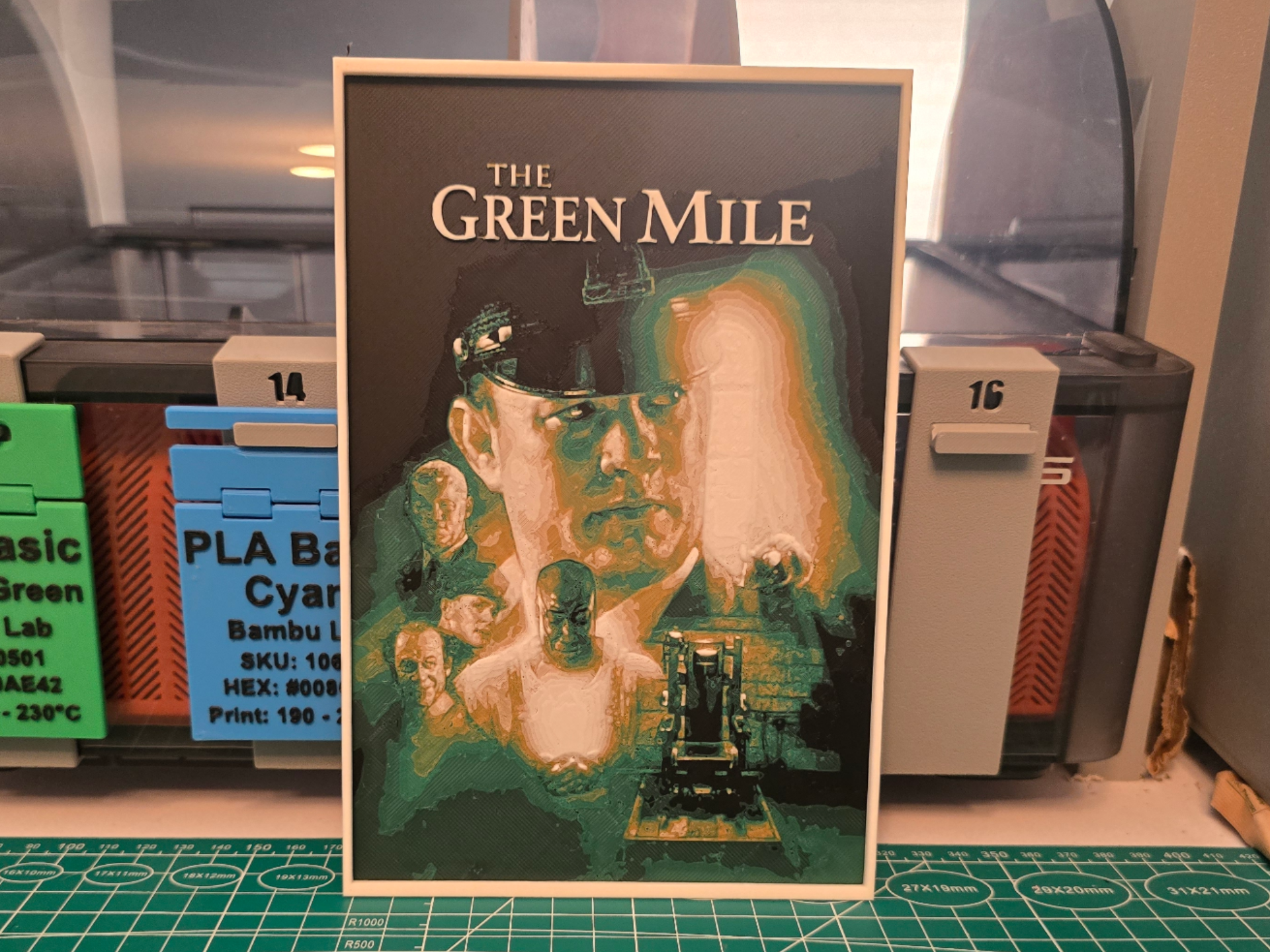 The Green Mile Movie Poster - Hueforge Art