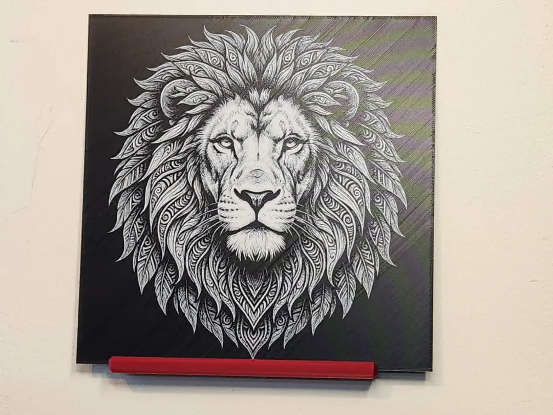 Hueforge - Detailed Ornate Lion Head