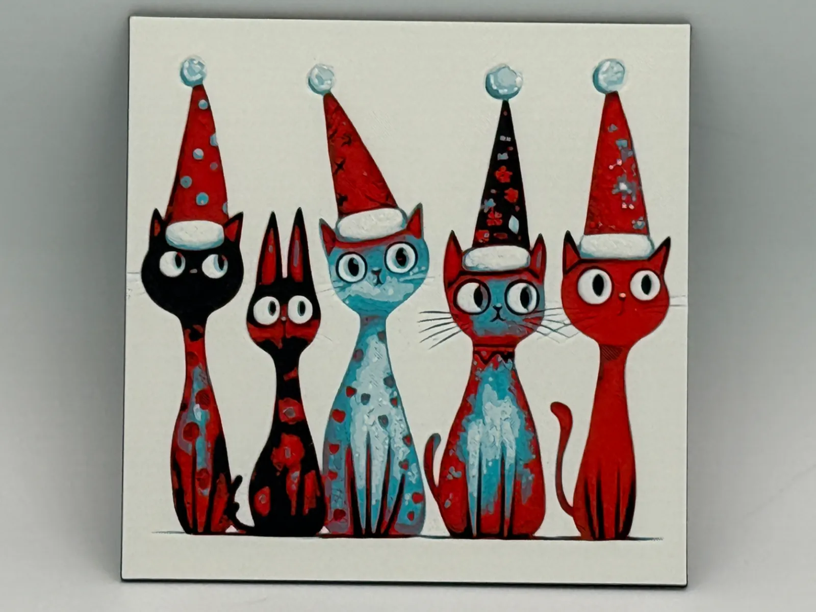Whimsical Christmas Cats Hueforge