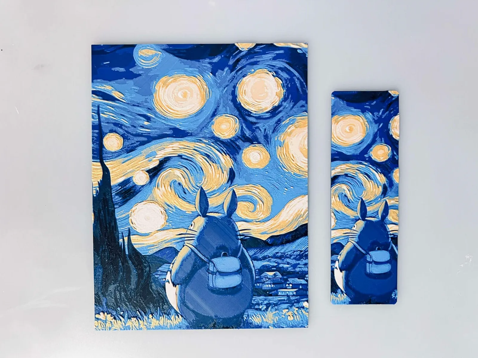 Totoro Starry Night Vincent van Gogh