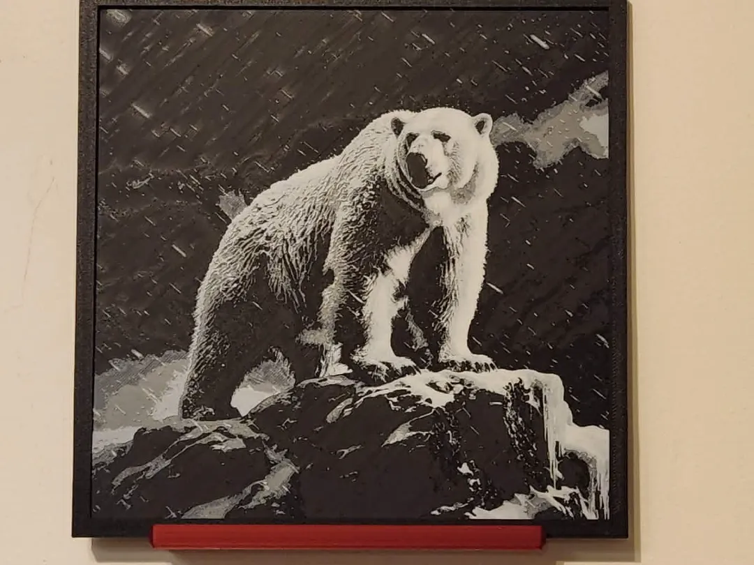 Polar Bear HueForge