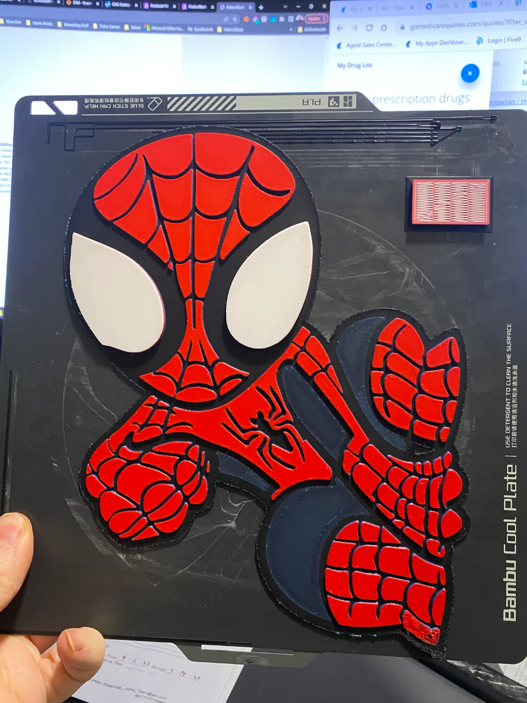 HueForge Spiderman