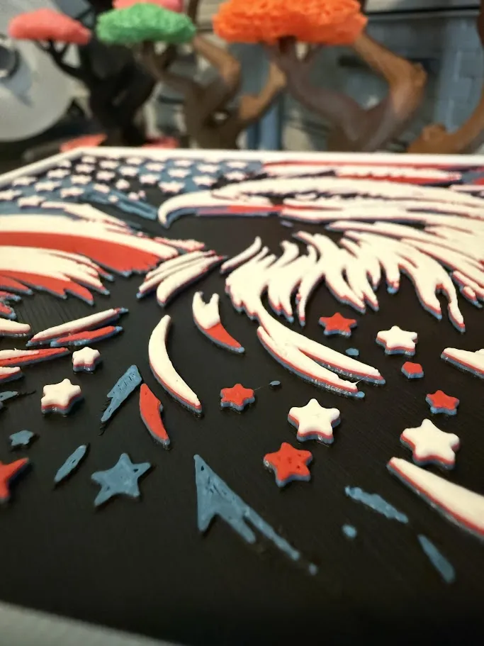 American Eagle Flag - Hueforge (V2)