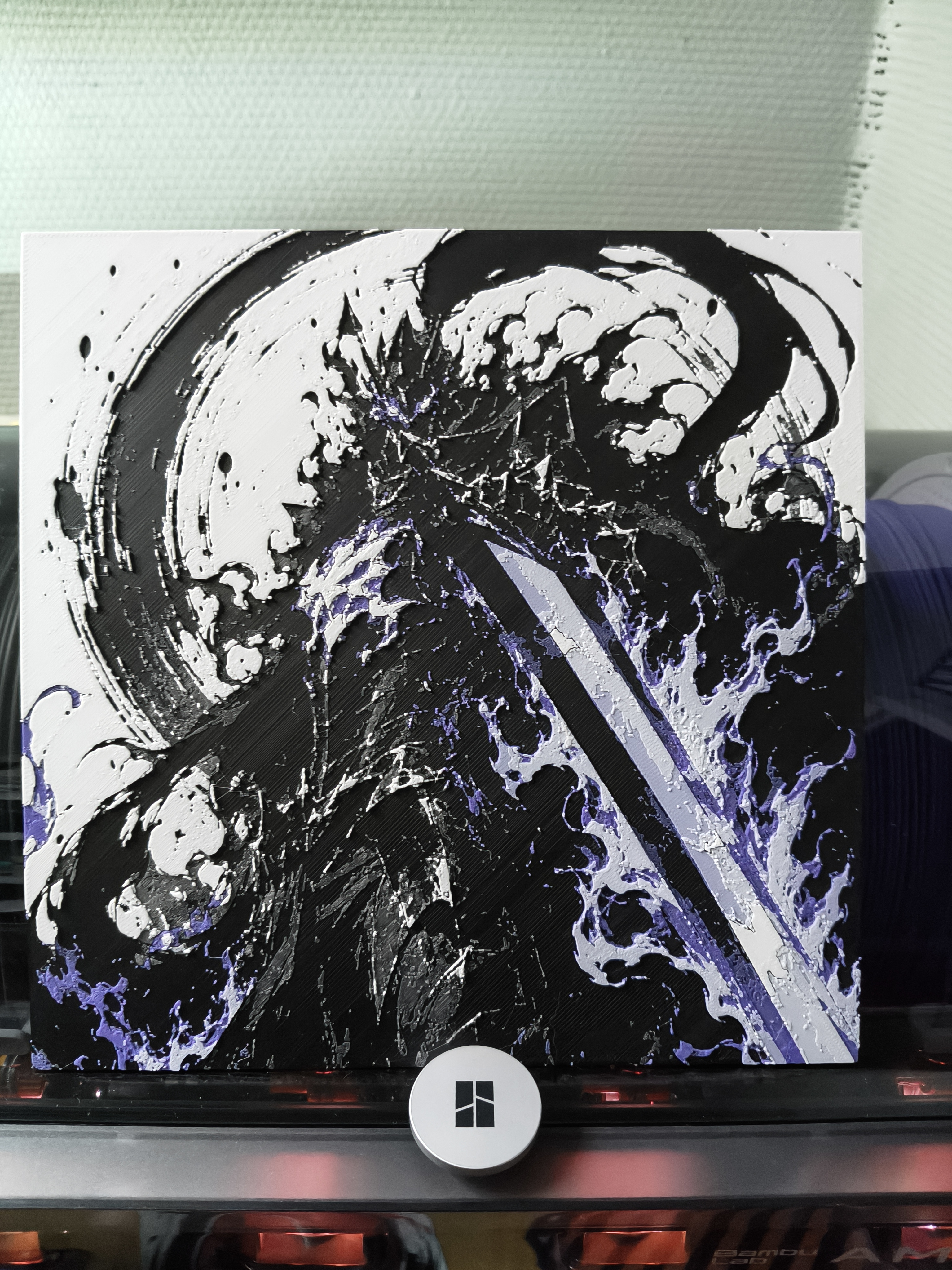 Igris ColorPop | Solo Leveling HueForge Wall Art