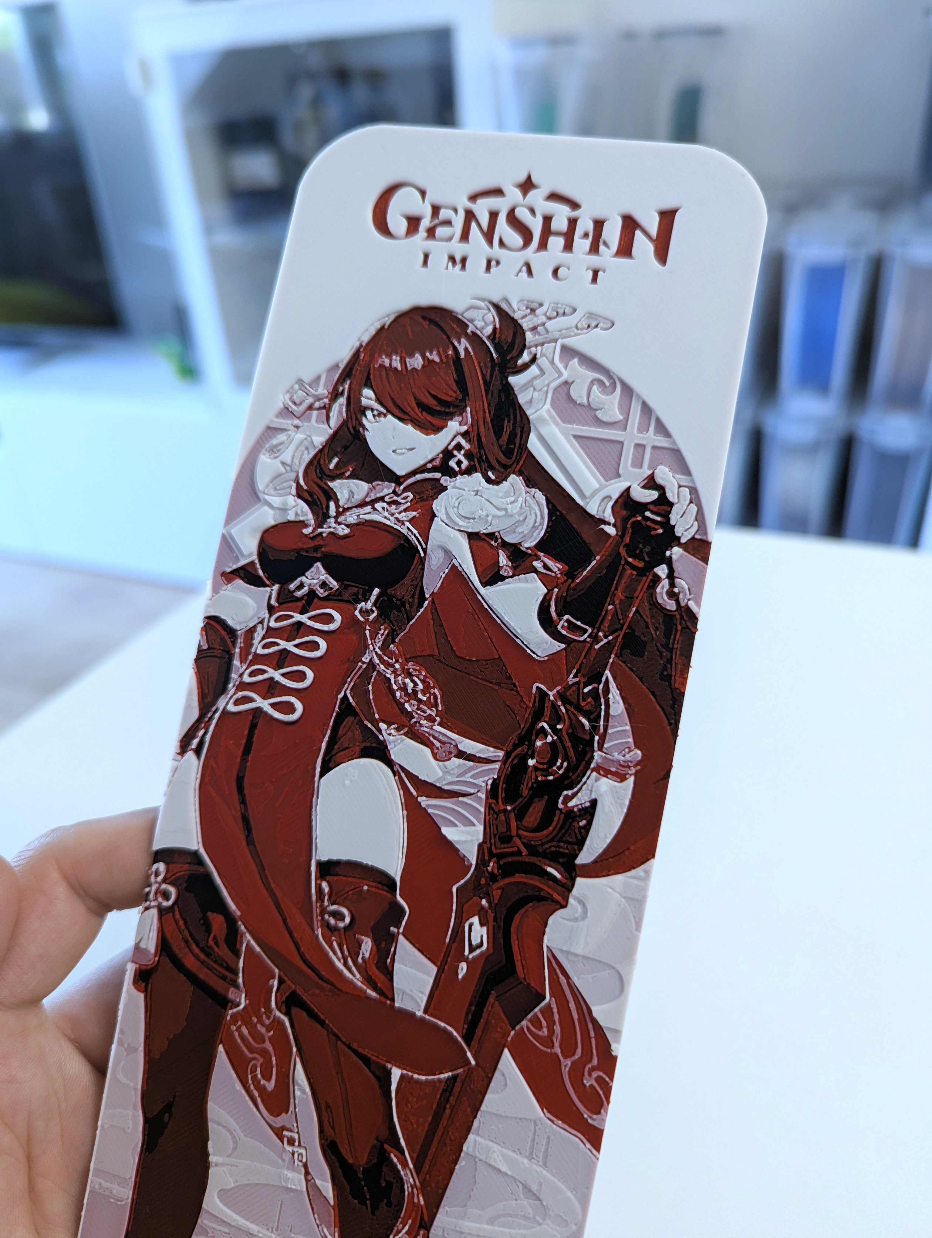 Beidou Charactercard Genshin Impact HueForge