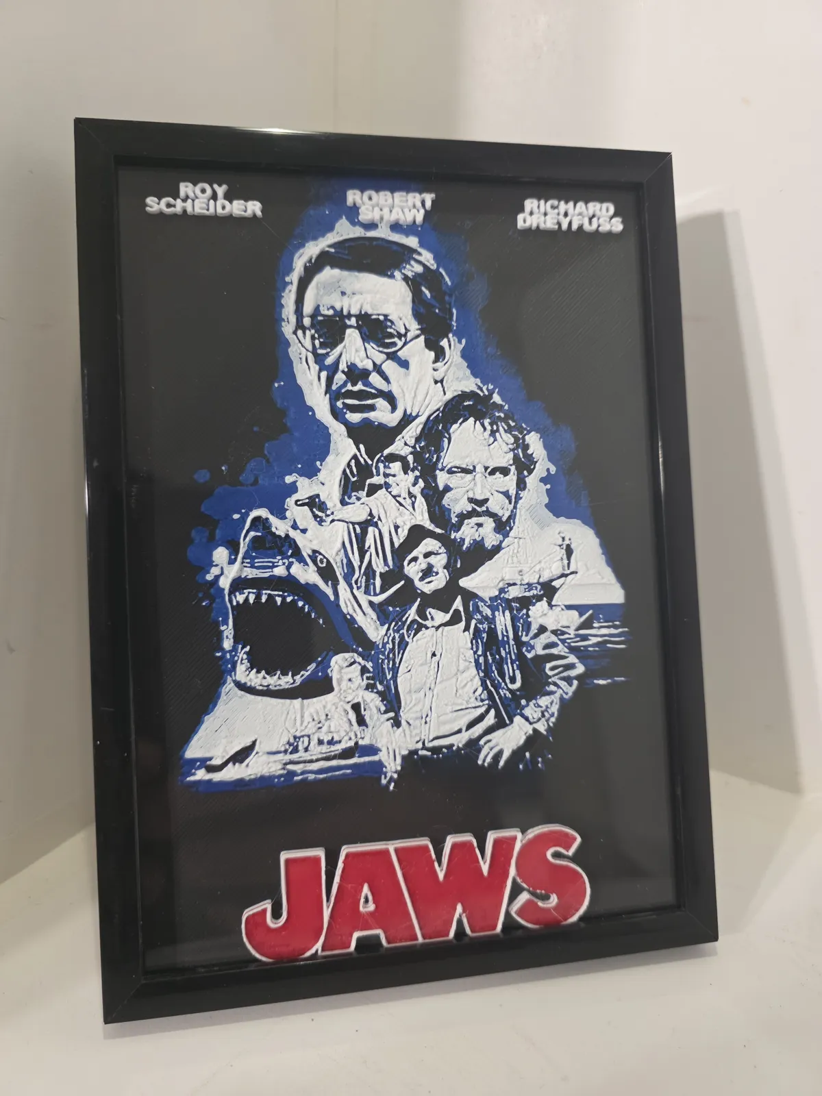 Jaws Movie Poster Hueforge