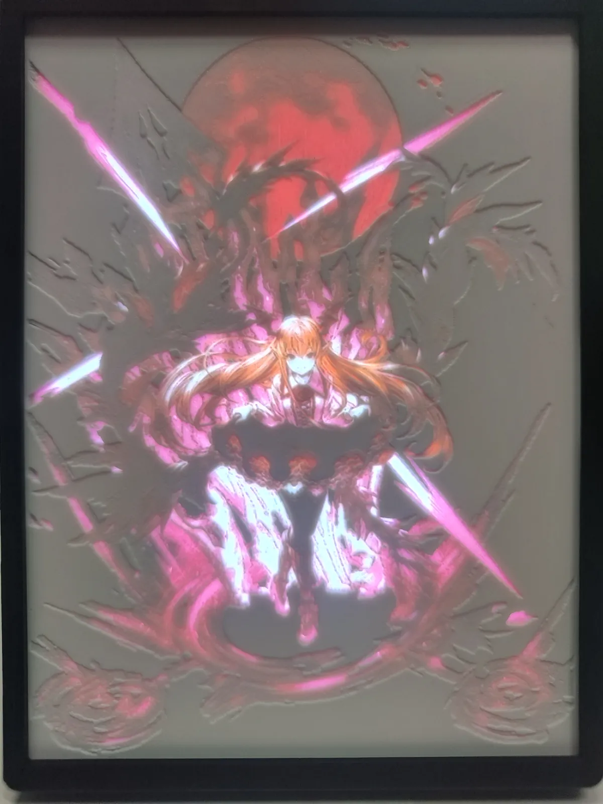 彩色透光浮雕 斑比 Vampy