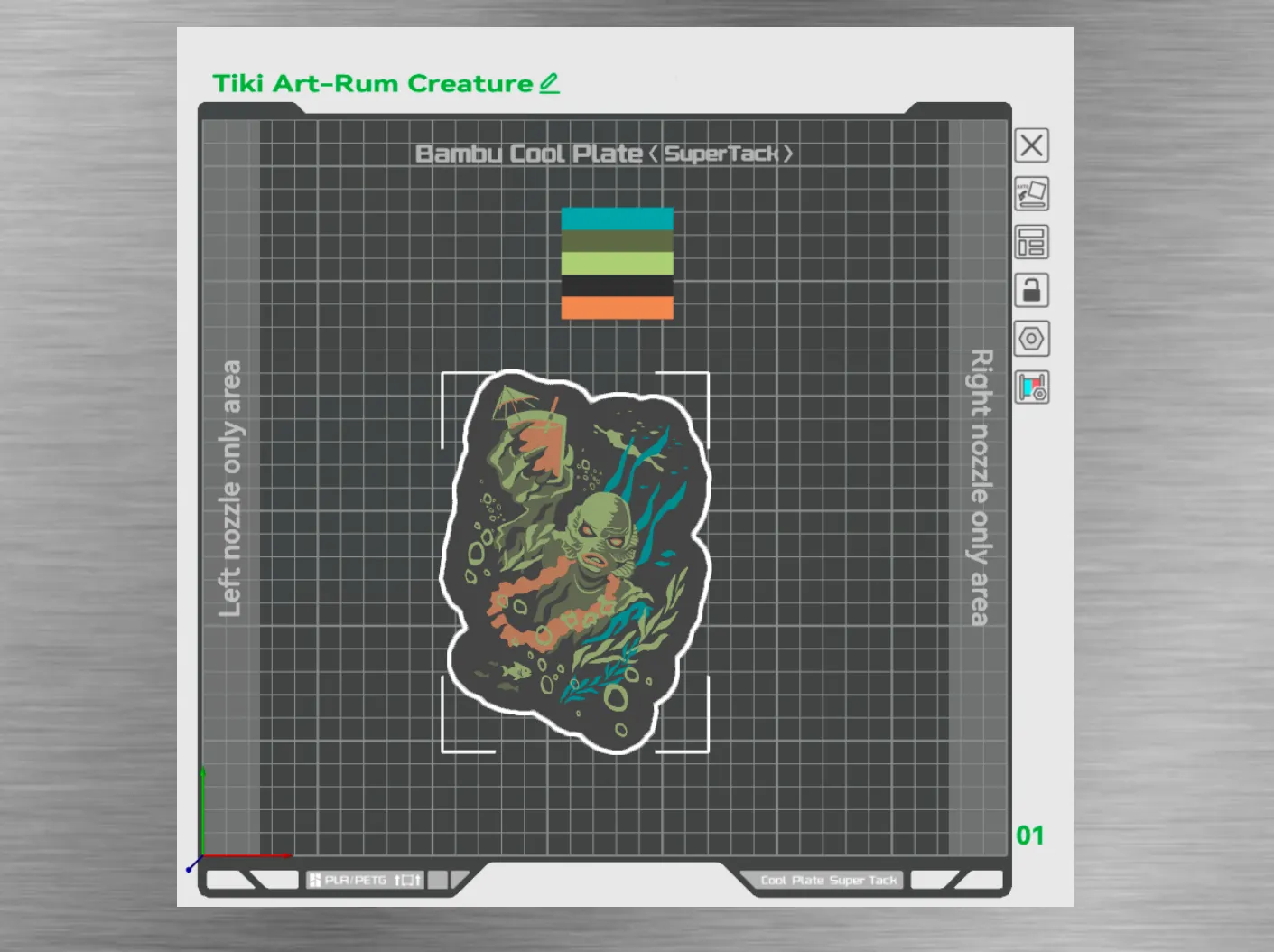 Tiki Art -Rum Creature Cutout