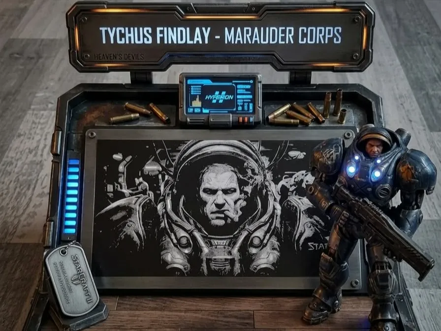 Tychus Findlay (StarCraft II) - 3-Color Lithophane