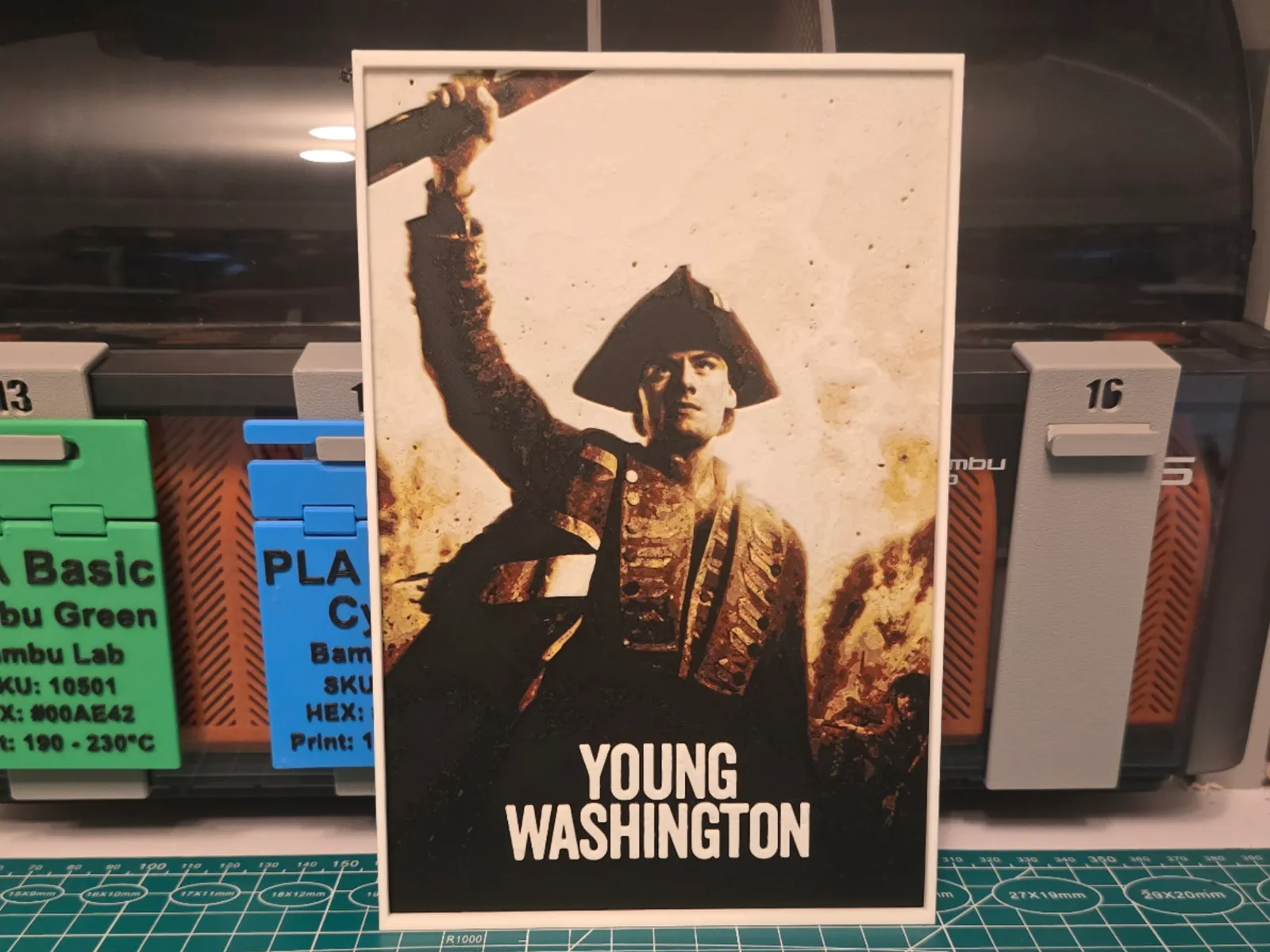 Young Washington Movie Poster - Hueforge Art