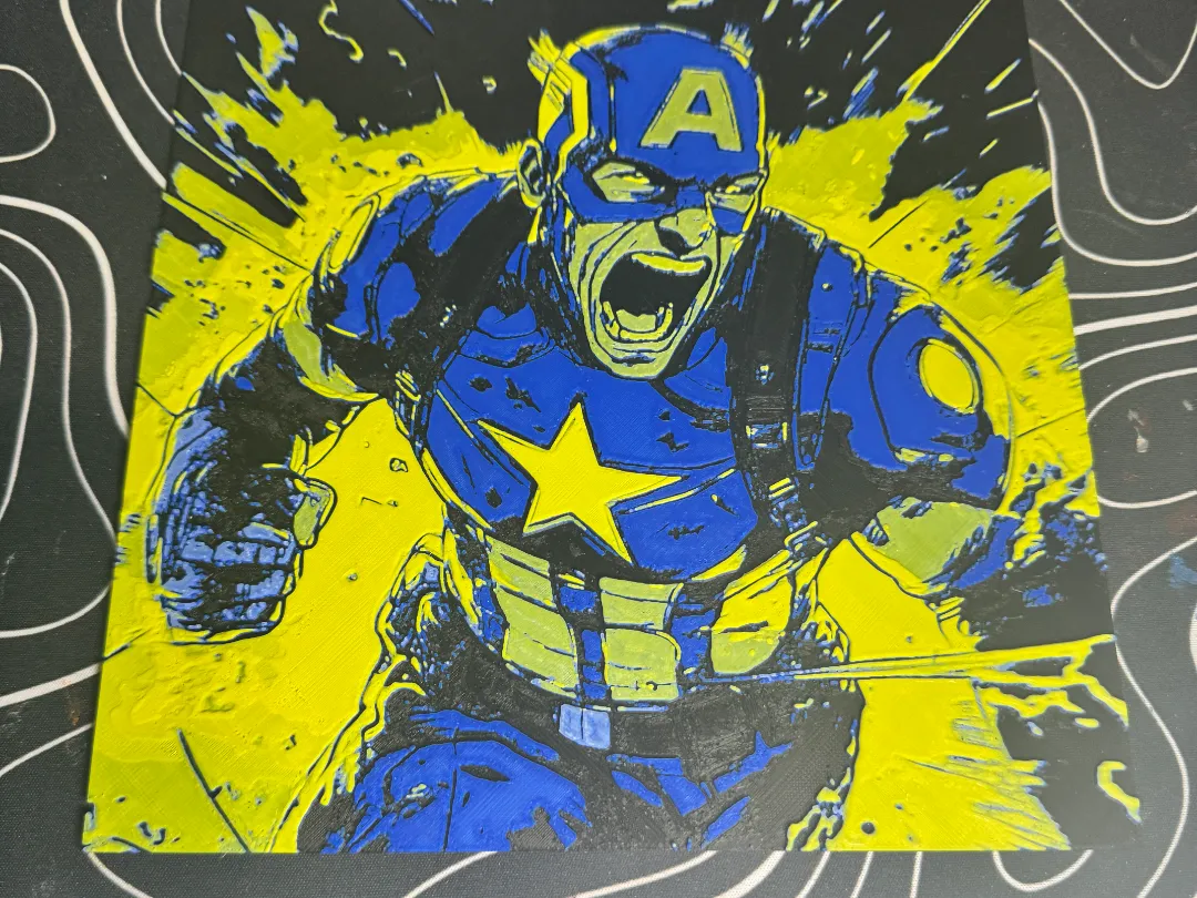 captain america hue forge